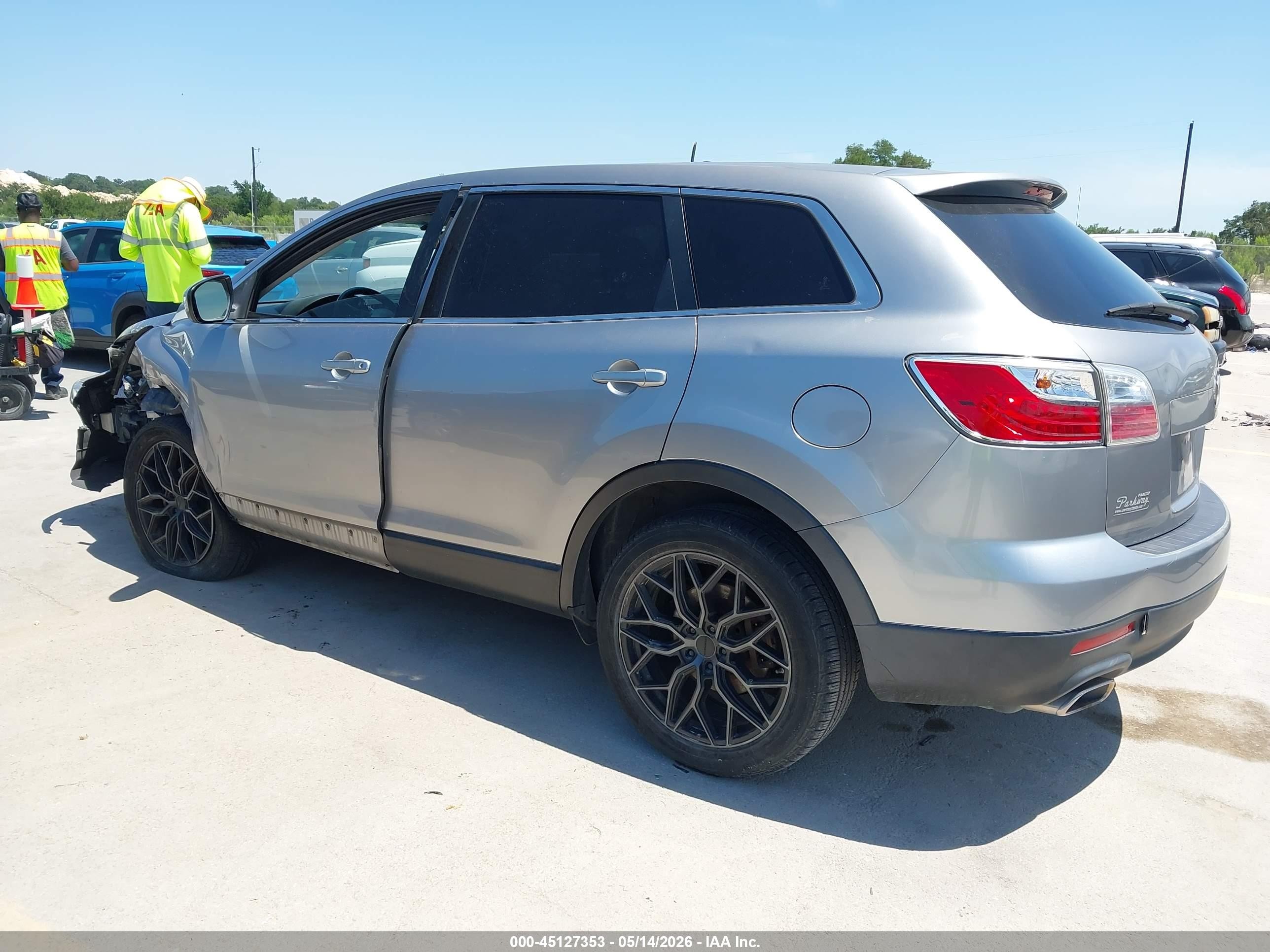 2012 Mazda Cx-9 Touring Silver vin: JM3TB2CA1C0356301