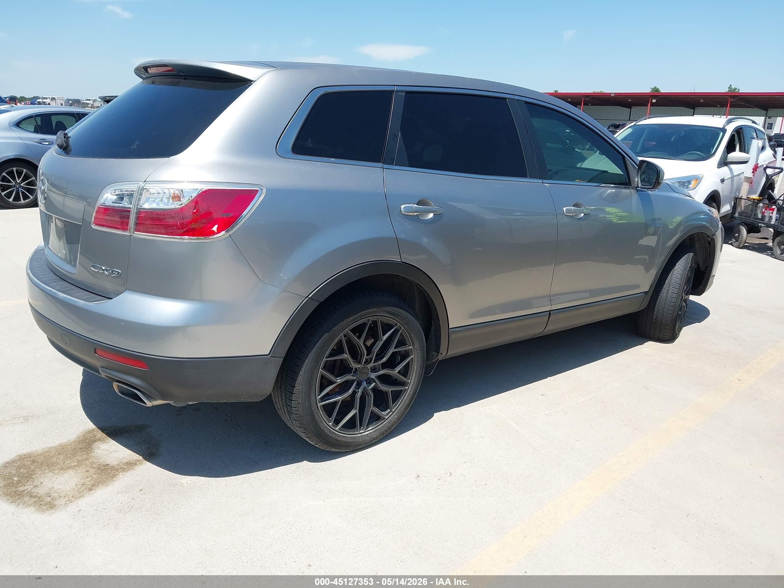 2012 Mazda Cx-9 Touring Silver vin: JM3TB2CA1C0356301