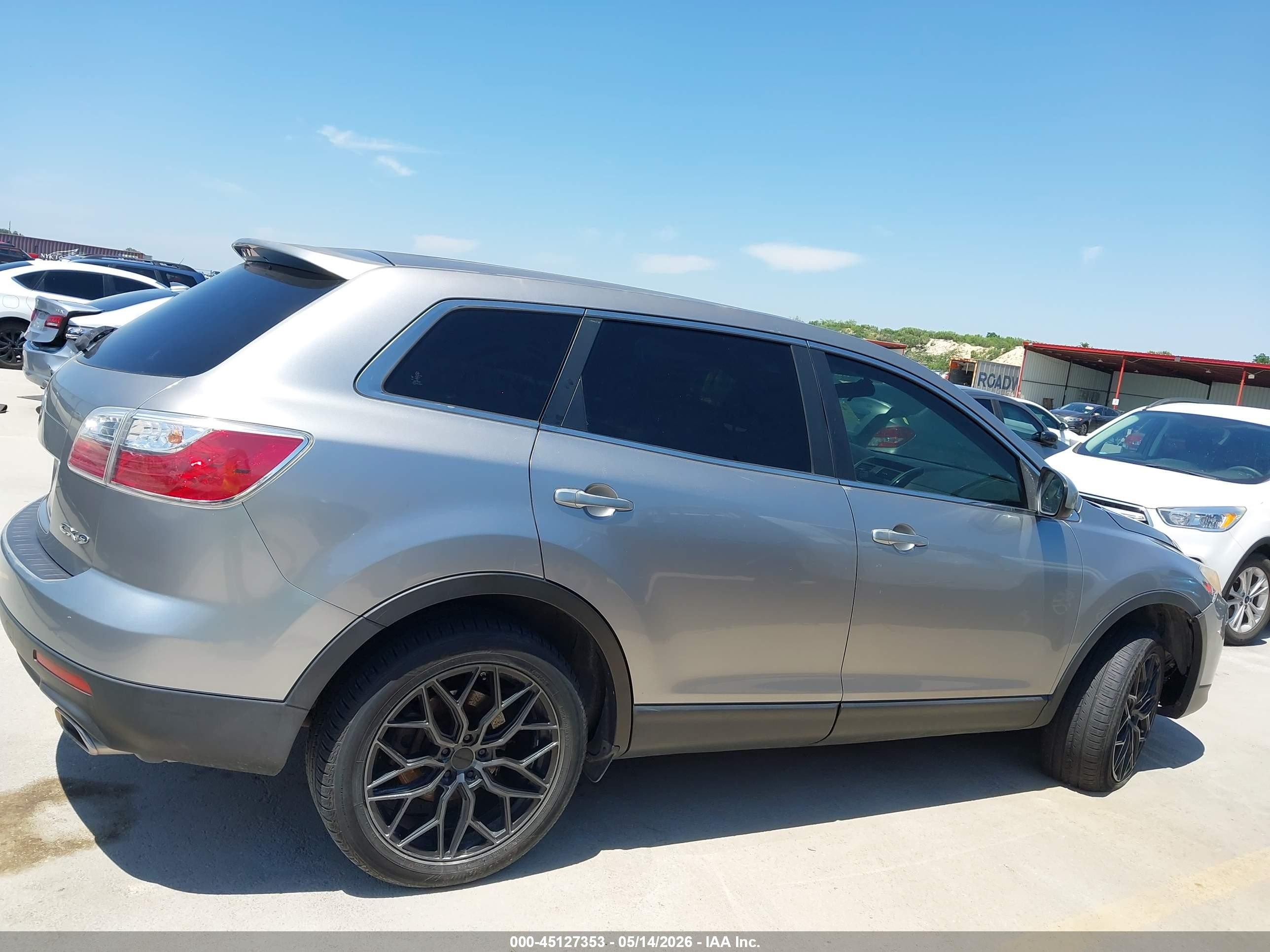 2012 Mazda Cx-9 Touring Silver vin: JM3TB2CA1C0356301