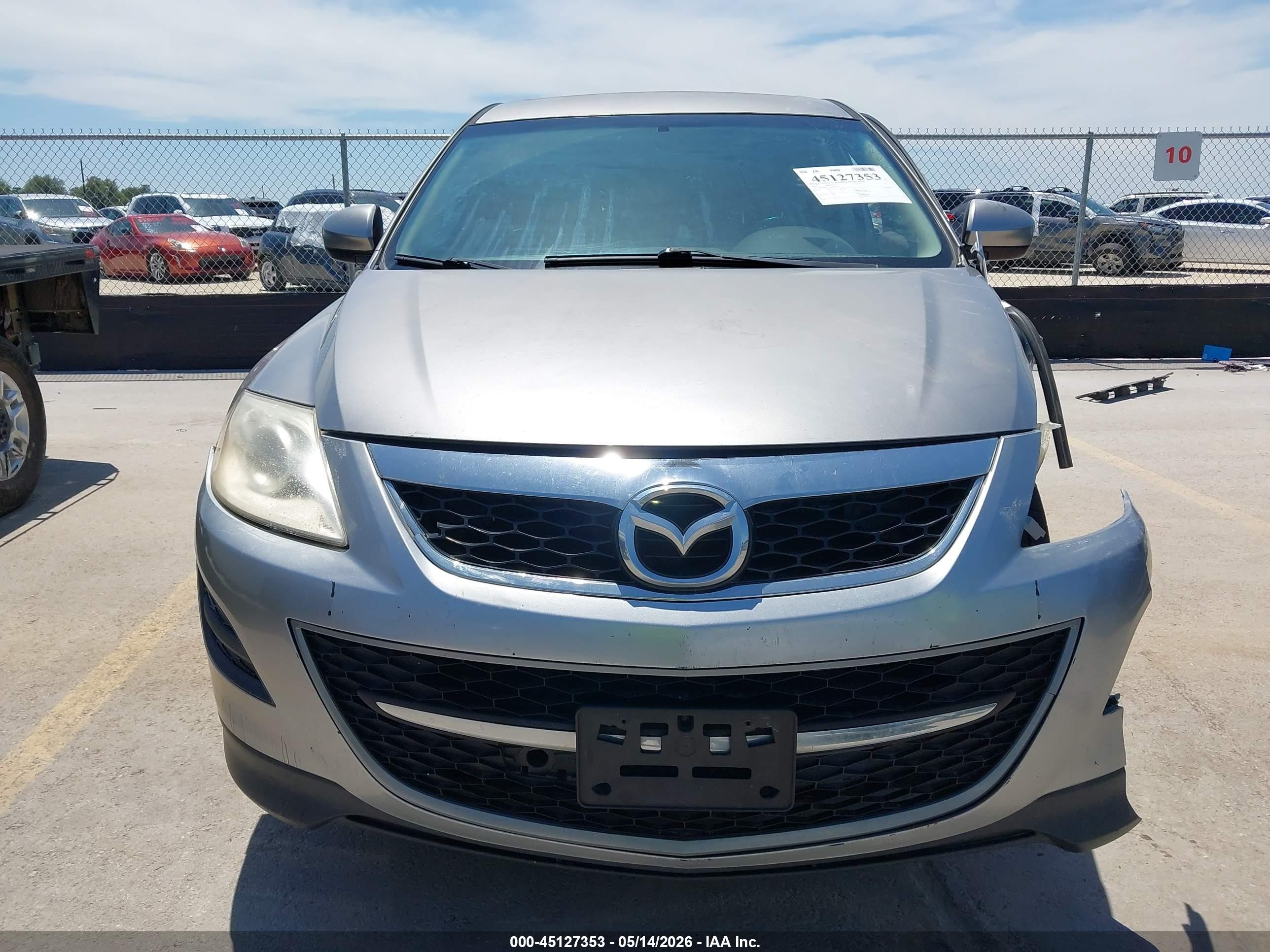2012 Mazda Cx-9 Touring Silver vin: JM3TB2CA1C0356301