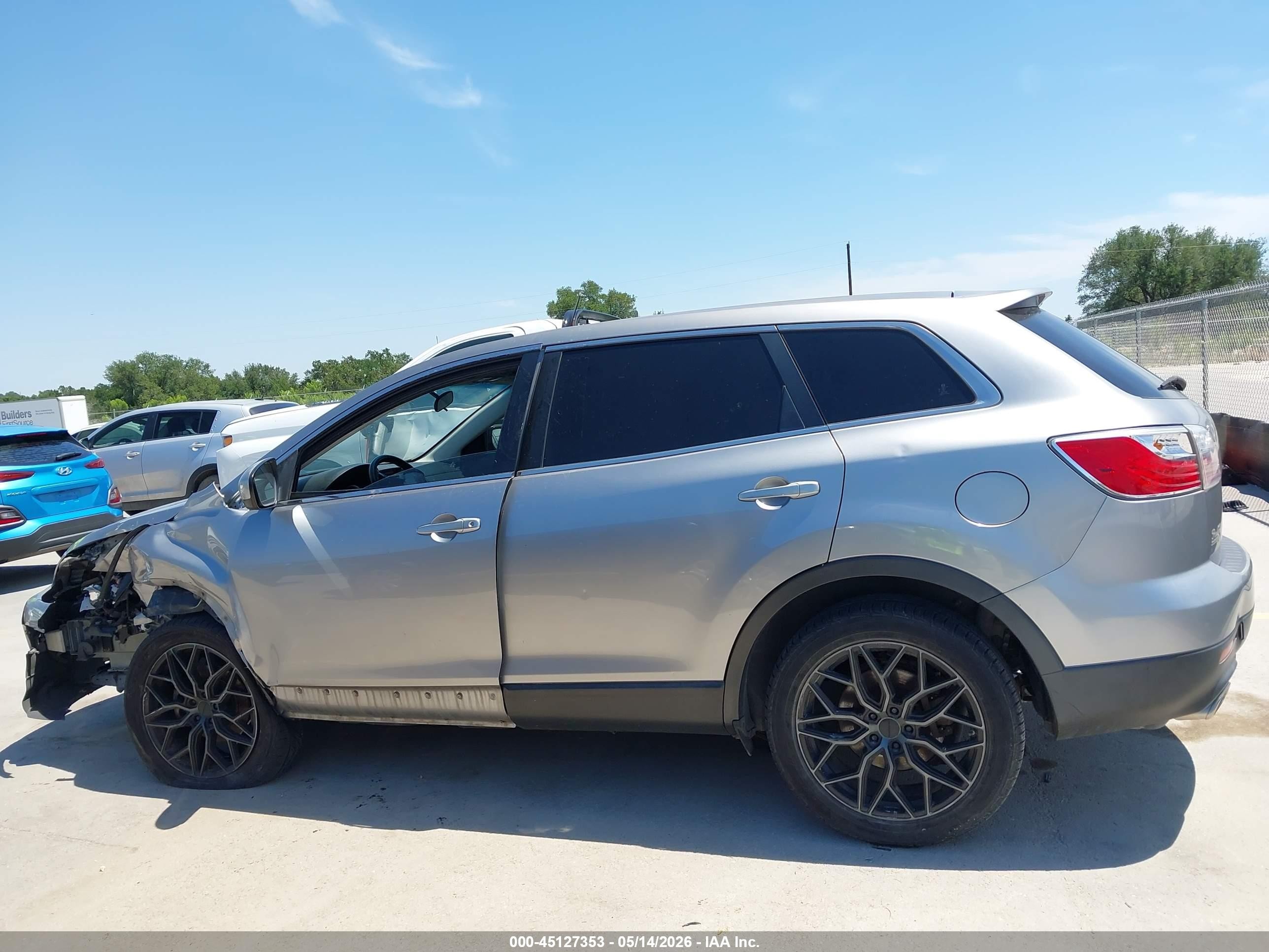 2012 Mazda Cx-9 Touring Silver vin: JM3TB2CA1C0356301