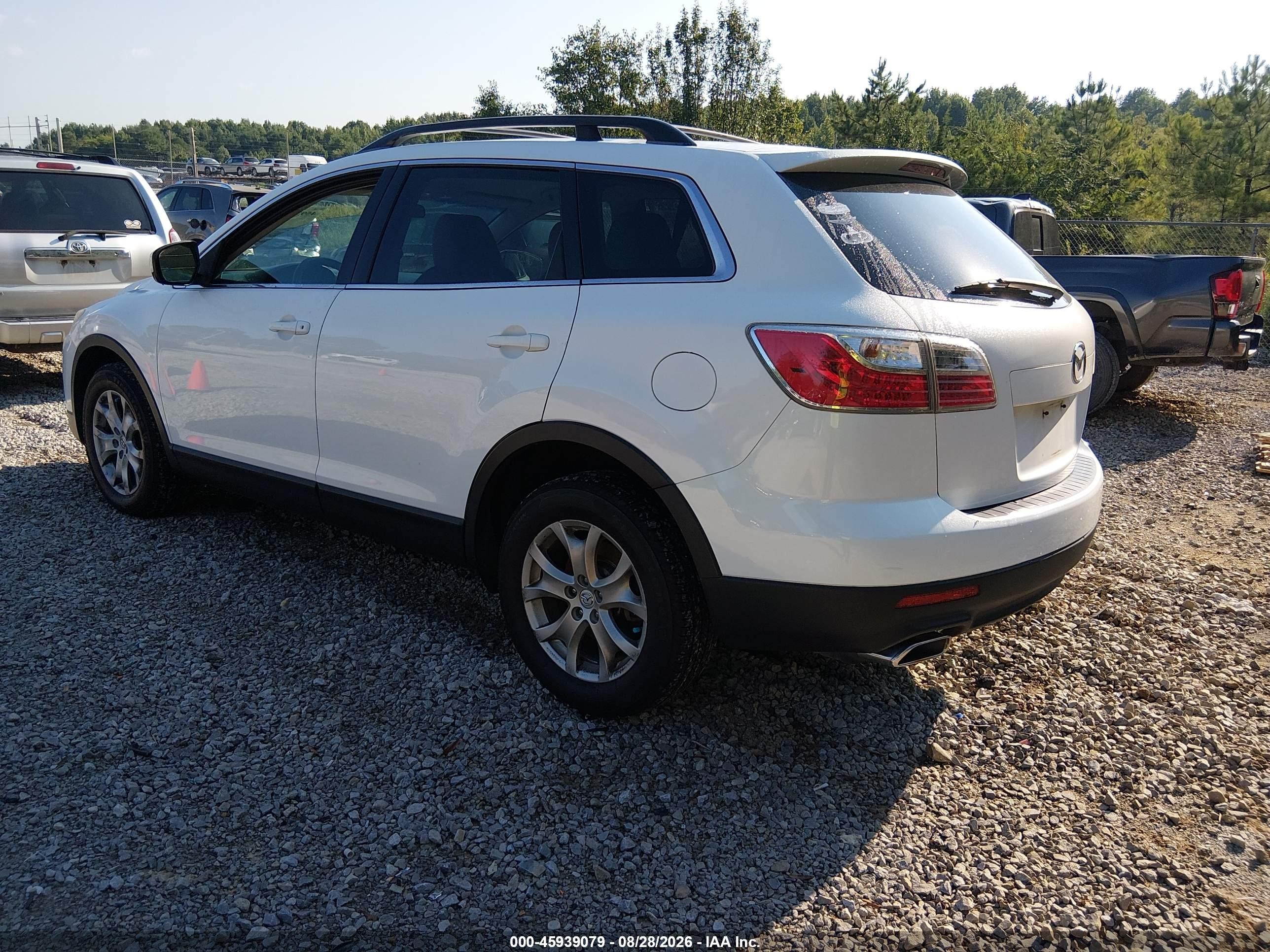 2012 Mazda Cx-9 Touring Белый vin: JM3TB2CA1C0368884
