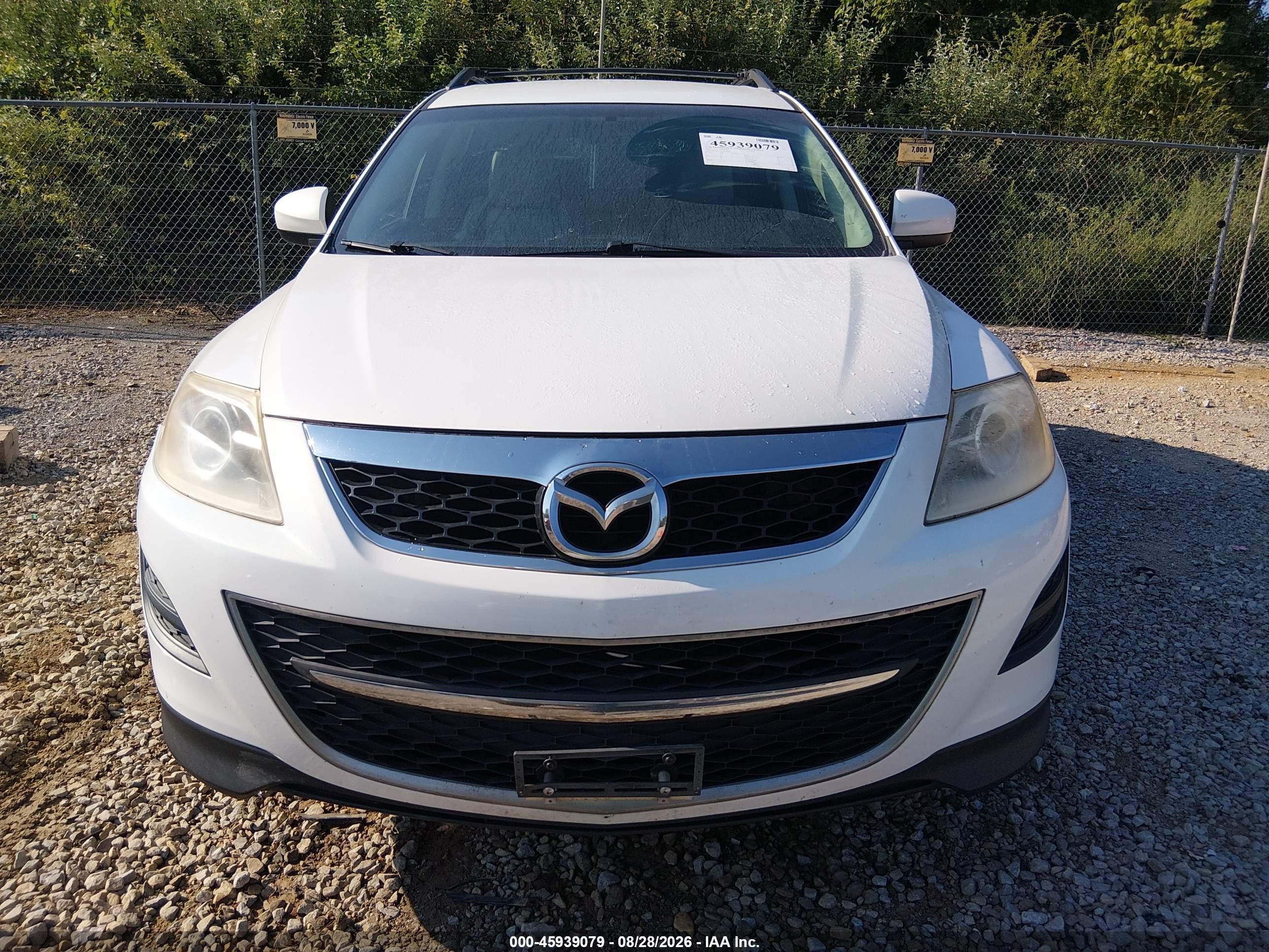 2012 Mazda Cx-9 Touring Белый vin: JM3TB2CA1C0368884