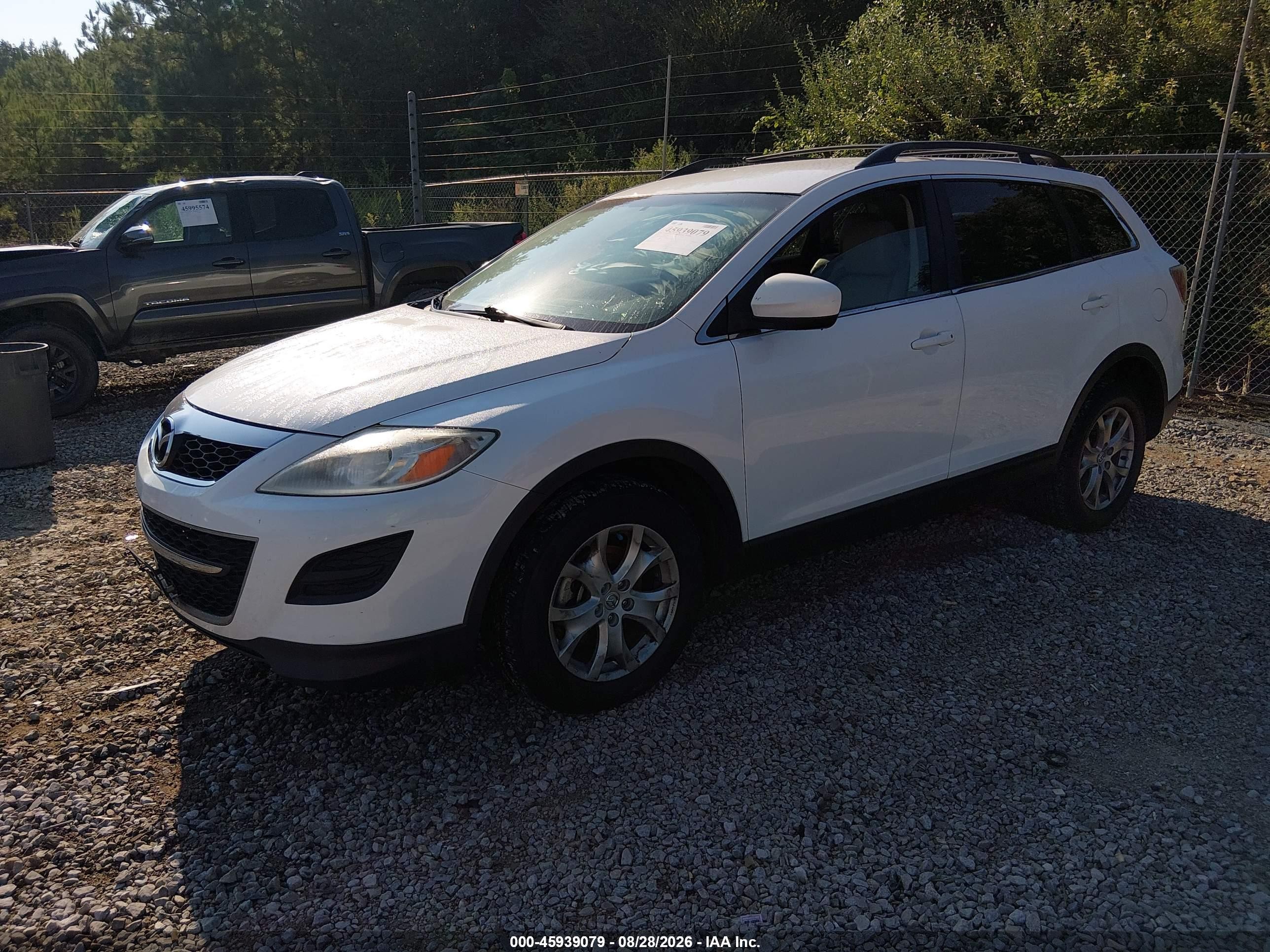 2012 Mazda Cx-9 Touring Белый vin: JM3TB2CA1C0368884