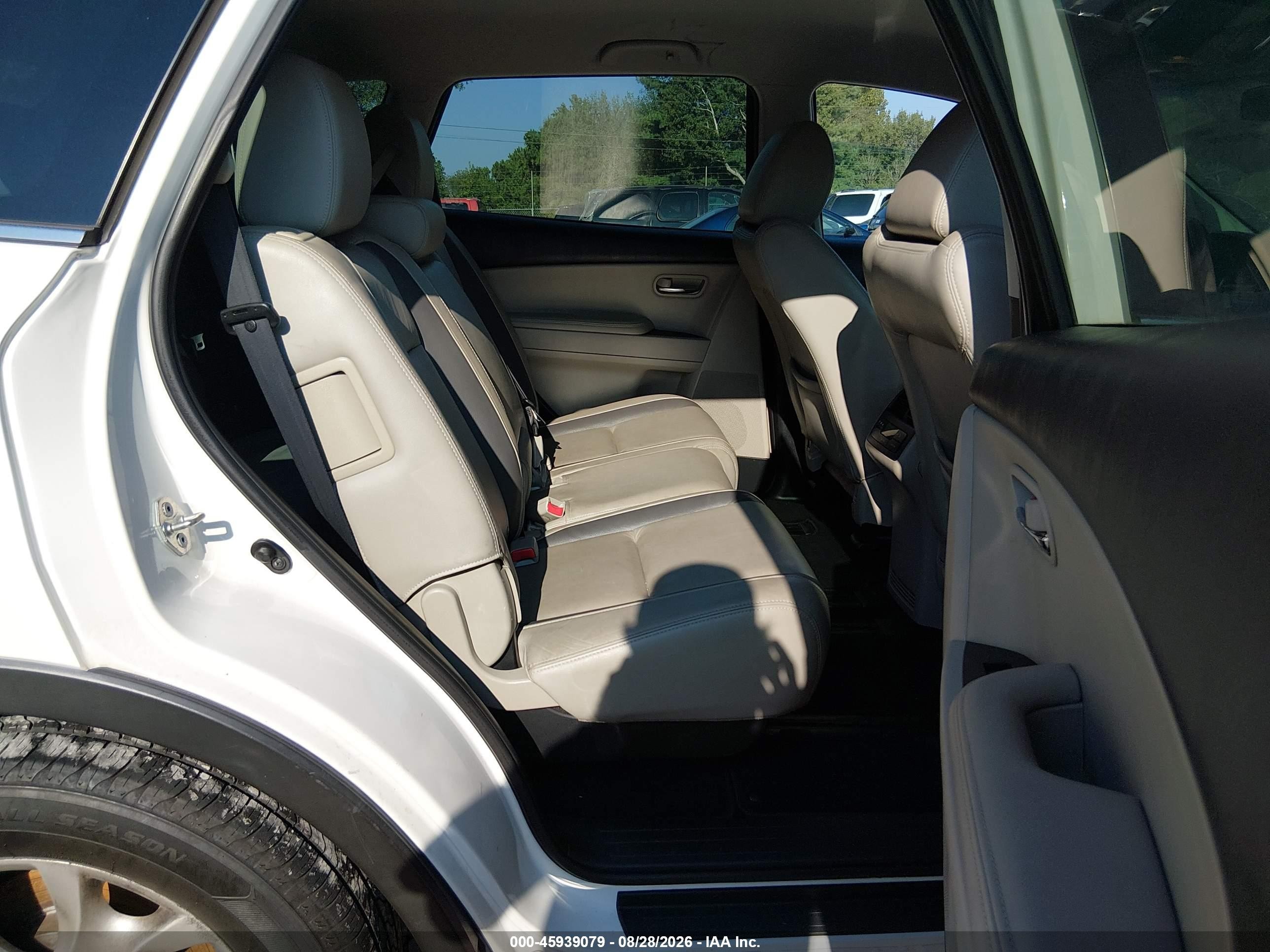 2012 Mazda Cx-9 Touring Белый vin: JM3TB2CA1C0368884