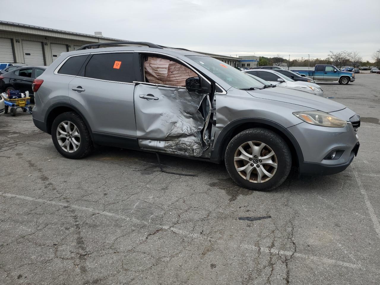 2015 Mazda Cx-9 Touring Gray vin: JM3TB2CA1F0448285