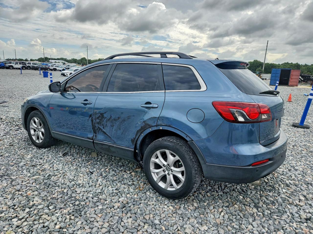 2015 Mazda Cx-9 Touring Blue vin: JM3TB2CA1F0453177