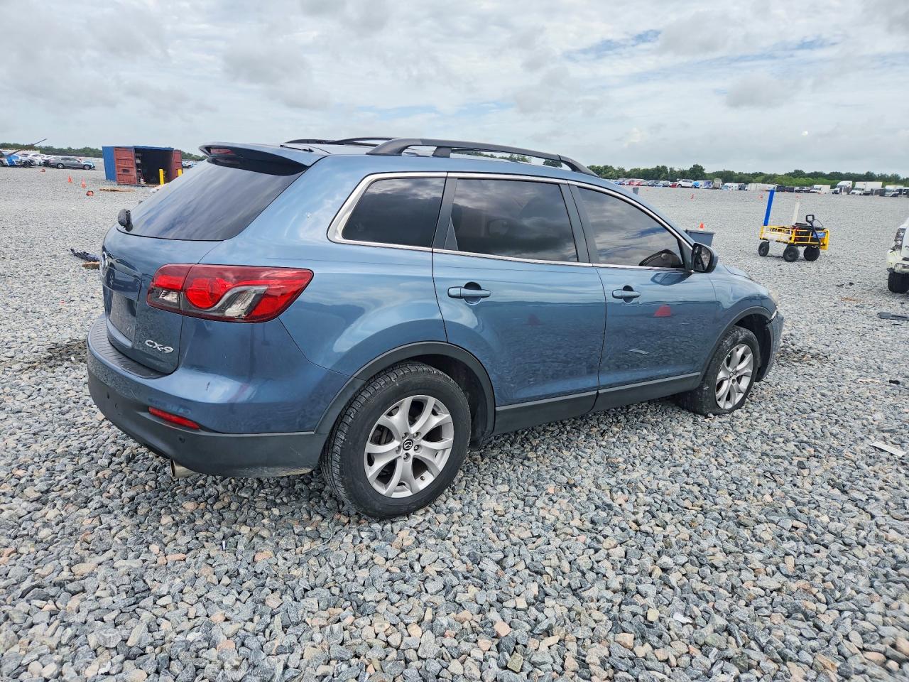 2015 Mazda Cx-9 Touring Blue vin: JM3TB2CA1F0453177