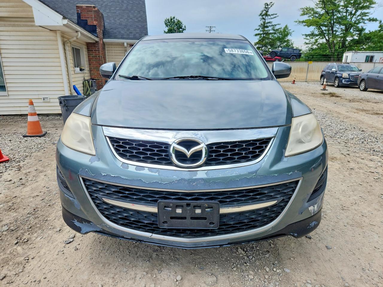2012 Mazda Cx-9 Teal vin: JM3TB2CA2C0342696