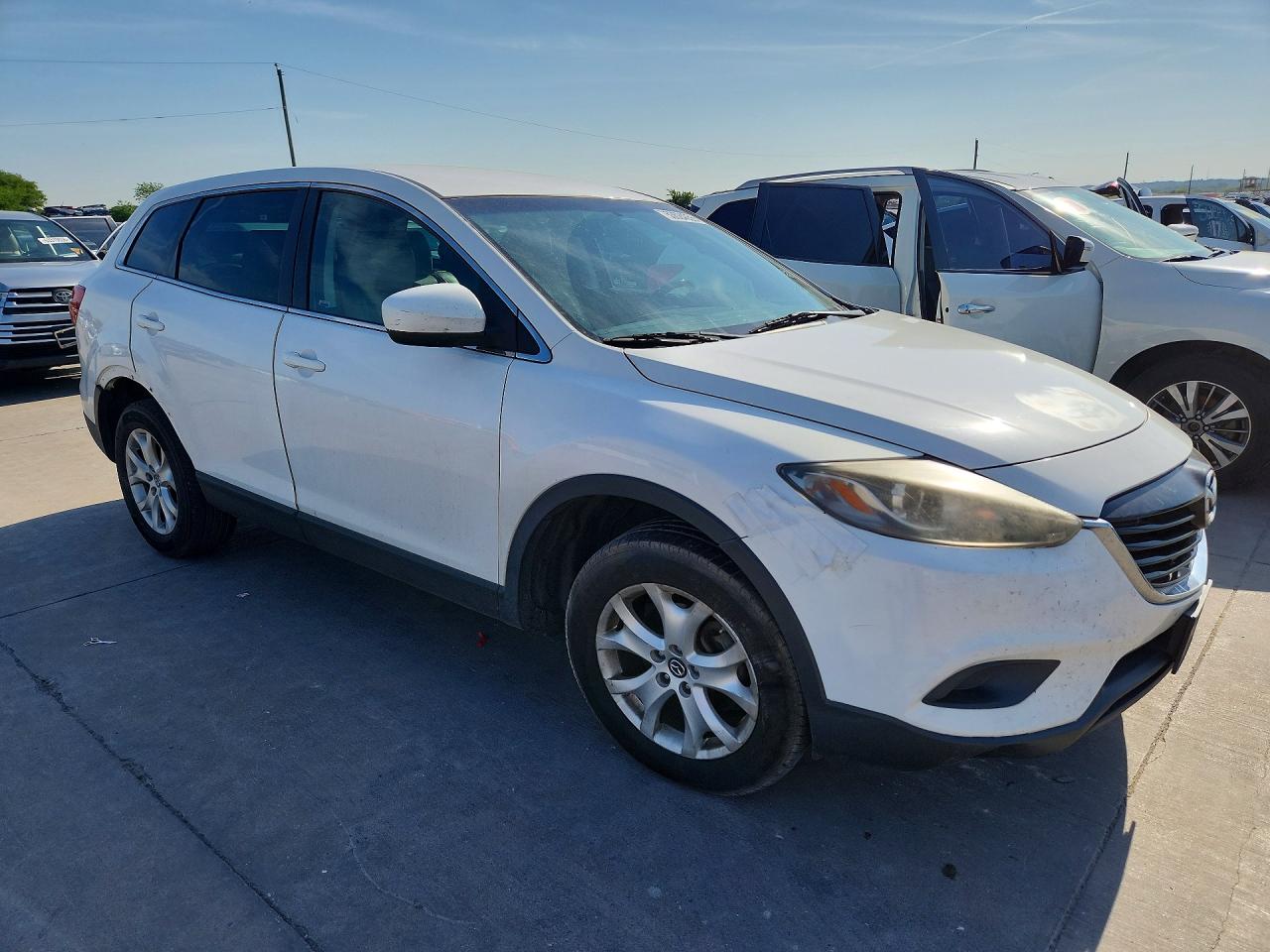 2013 Mazda Cx-9 Touring Белый vin: JM3TB2CA2D0404955