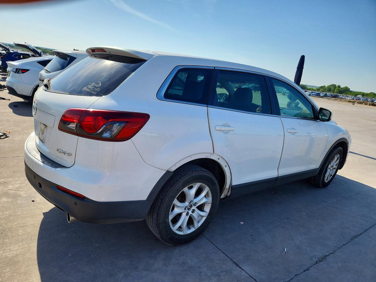 2013 Mazda Cx-9 Touring Белый vin: JM3TB2CA2D0404955