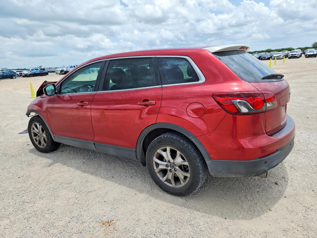 2014 Mazda Cx-9 Touring Red vin: JM3TB2CA2E0446320