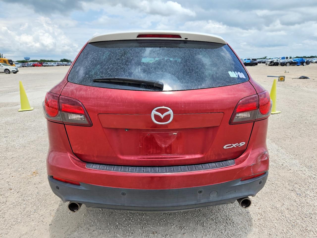 2014 Mazda Cx-9 Touring Red vin: JM3TB2CA2E0446320
