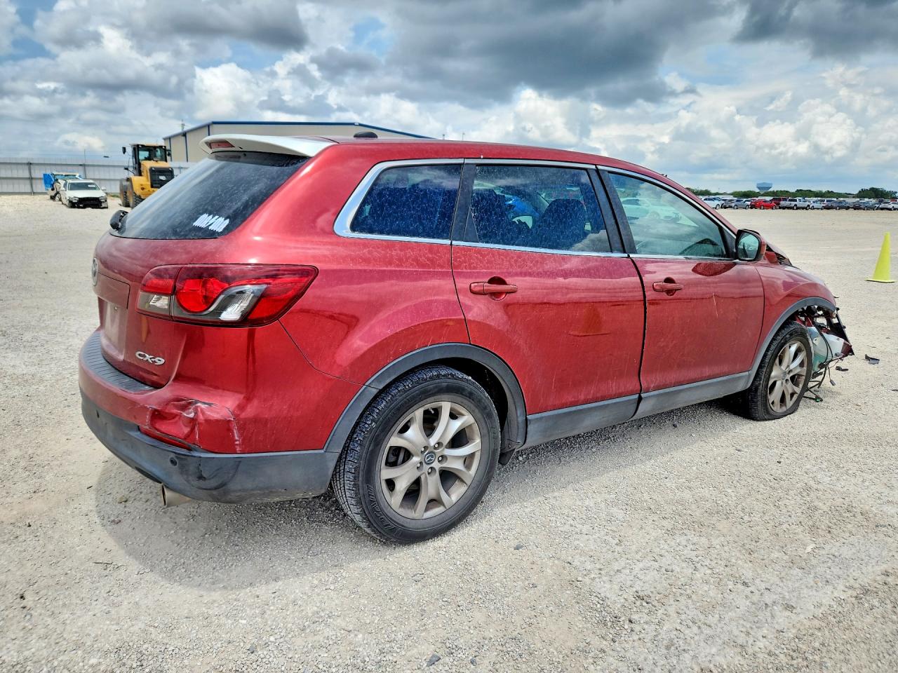 2014 Mazda Cx-9 Touring Red vin: JM3TB2CA2E0446320