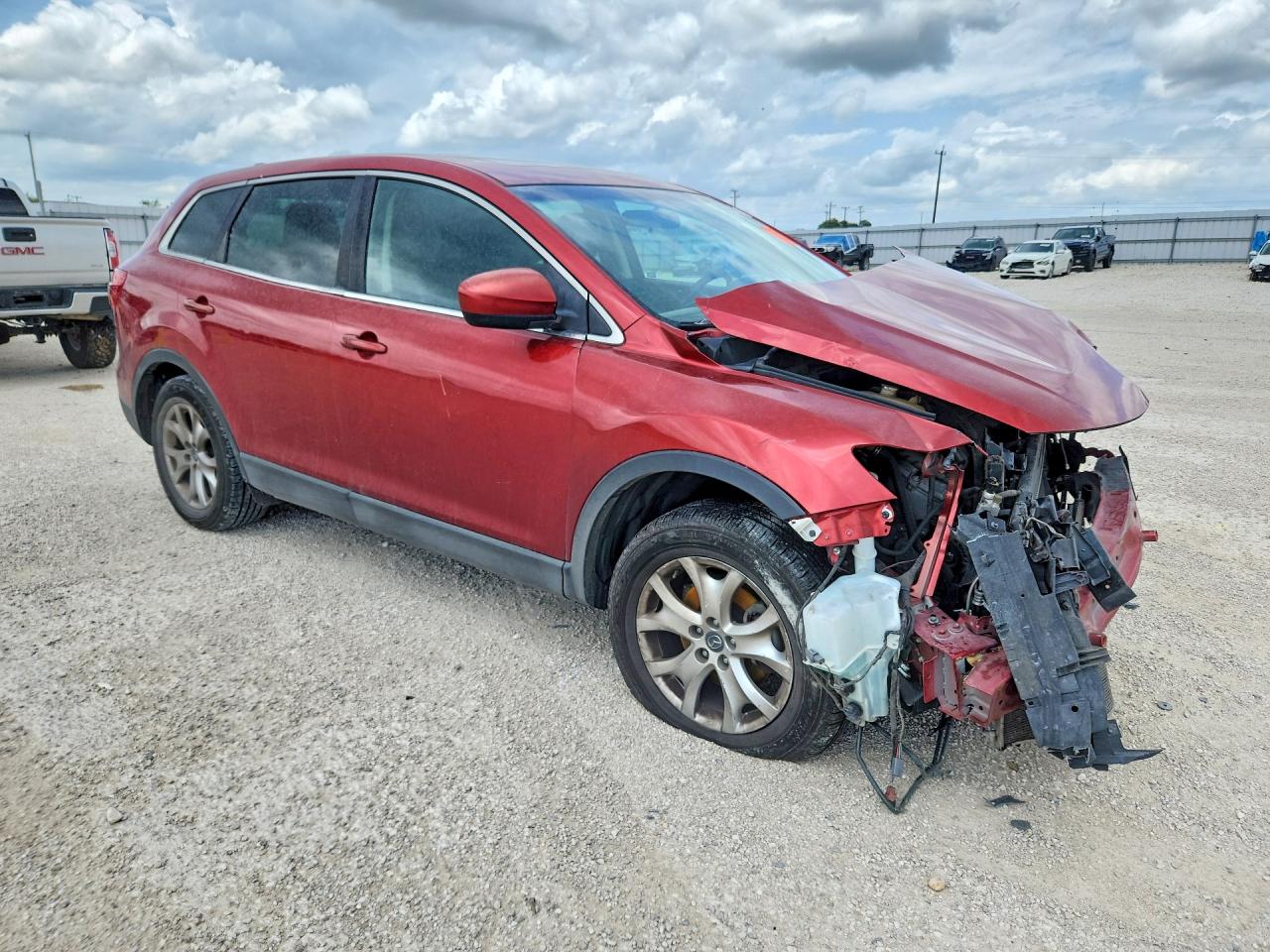 2014 Mazda Cx-9 Touring Red vin: JM3TB2CA2E0446320