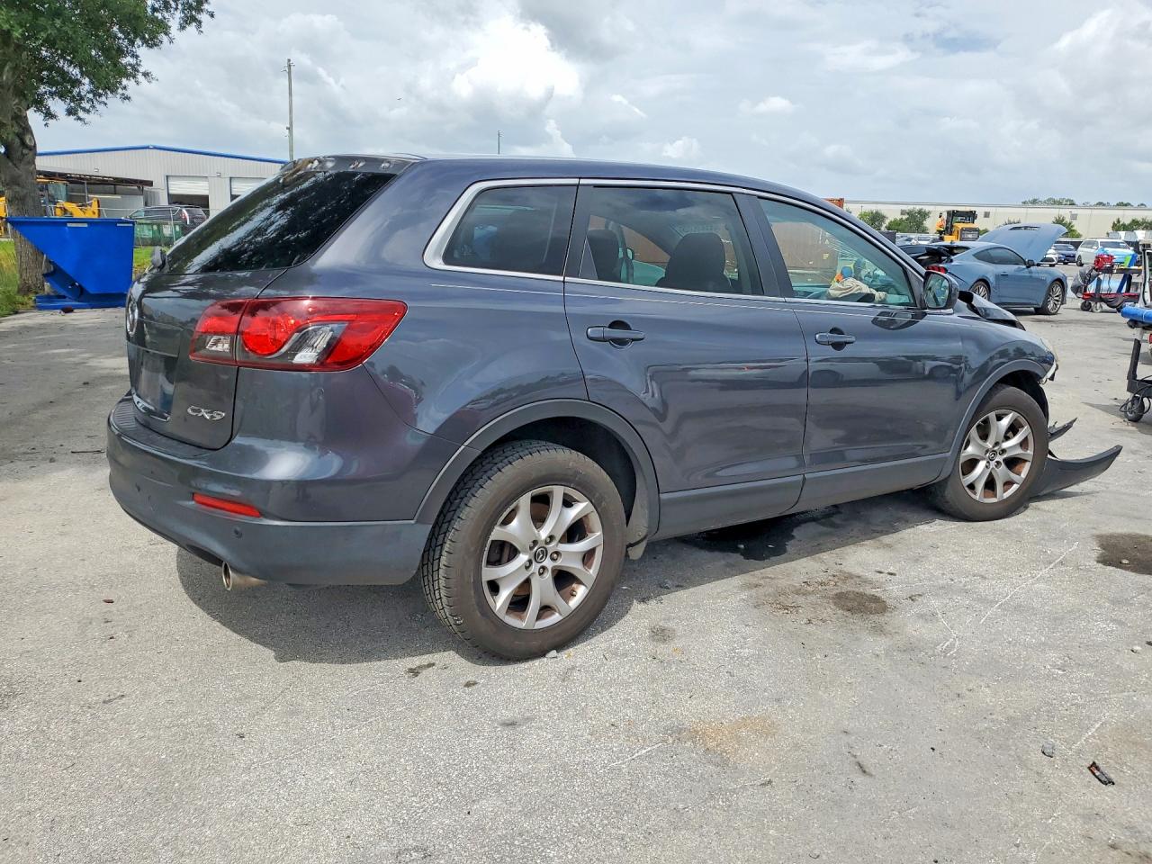 2015 Mazda Cx-9 Touring Blue vin: JM3TB2CA2F0447677