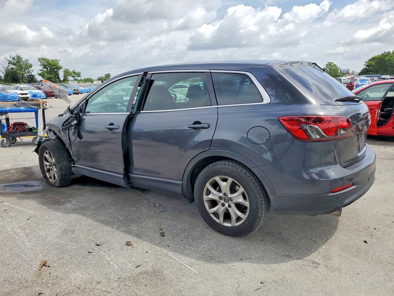 2015 Mazda Cx-9 Touring Blue vin: JM3TB2CA2F0447677