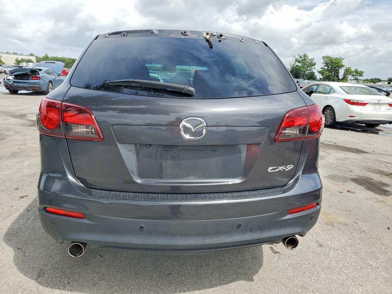 2015 Mazda Cx-9 Touring Blue vin: JM3TB2CA2F0447677