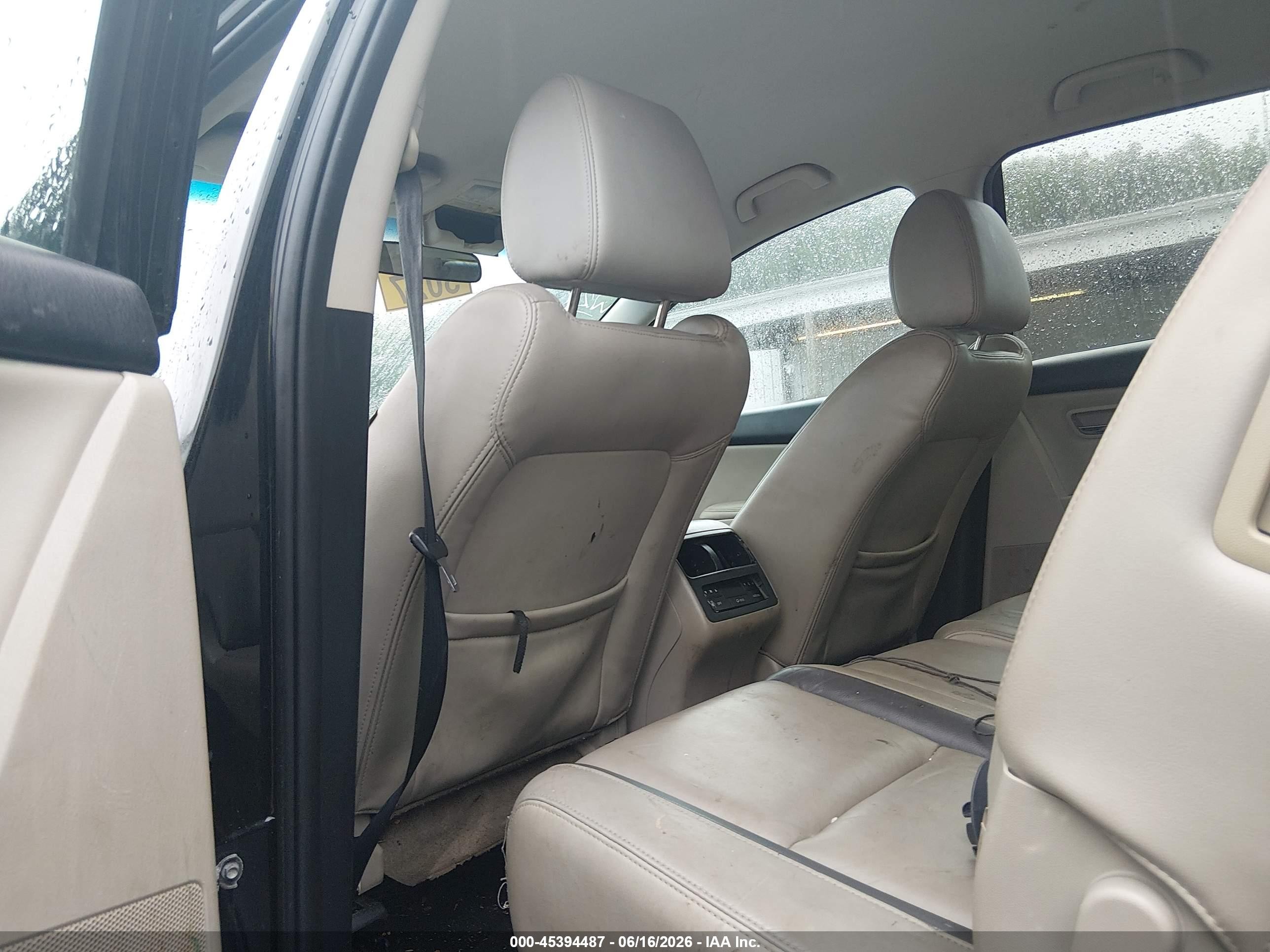 2011 Mazda Cx-9 Touring Черный vin: JM3TB2CA3B0307177
