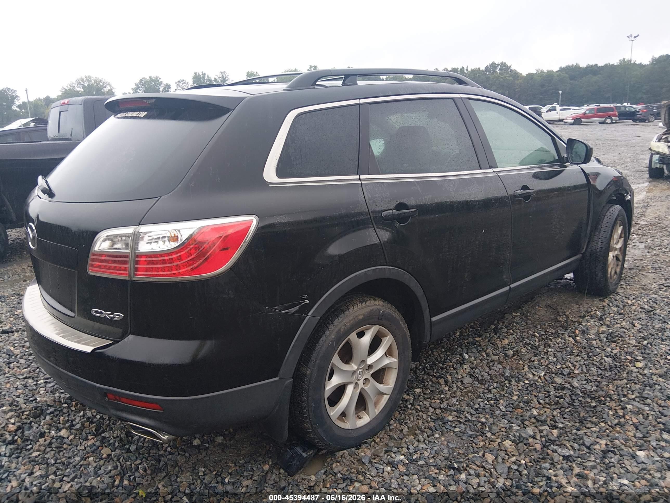 2011 Mazda Cx-9 Touring Черный vin: JM3TB2CA3B0307177