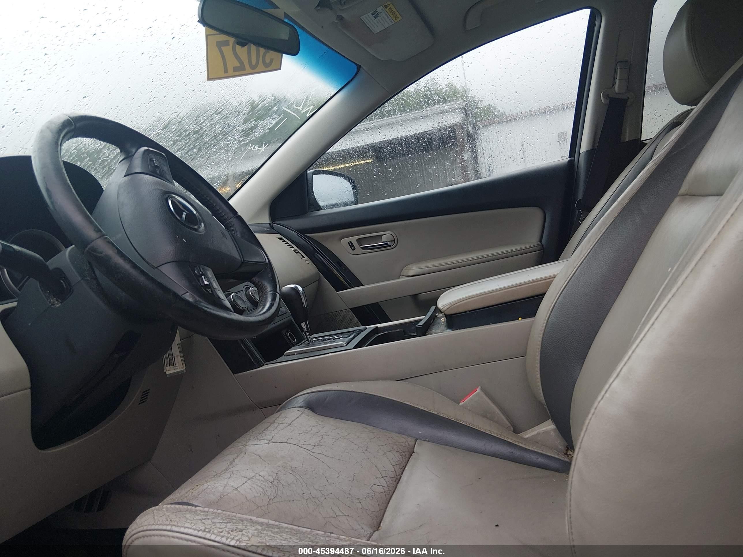 2011 Mazda Cx-9 Touring Черный vin: JM3TB2CA3B0307177