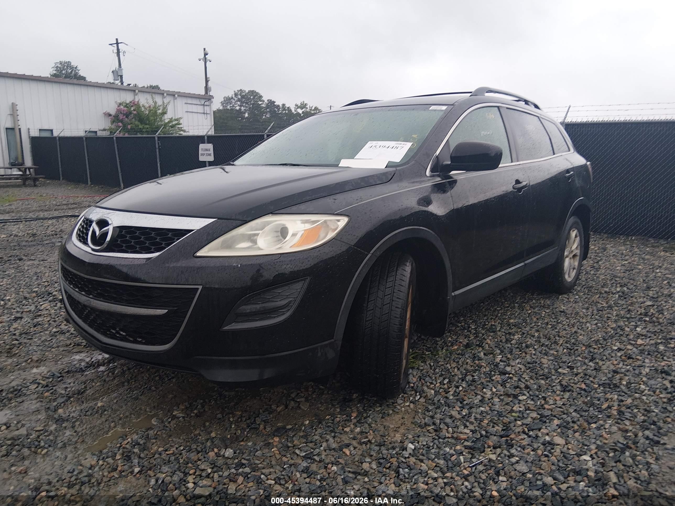 2011 Mazda Cx-9 Touring Черный vin: JM3TB2CA3B0307177