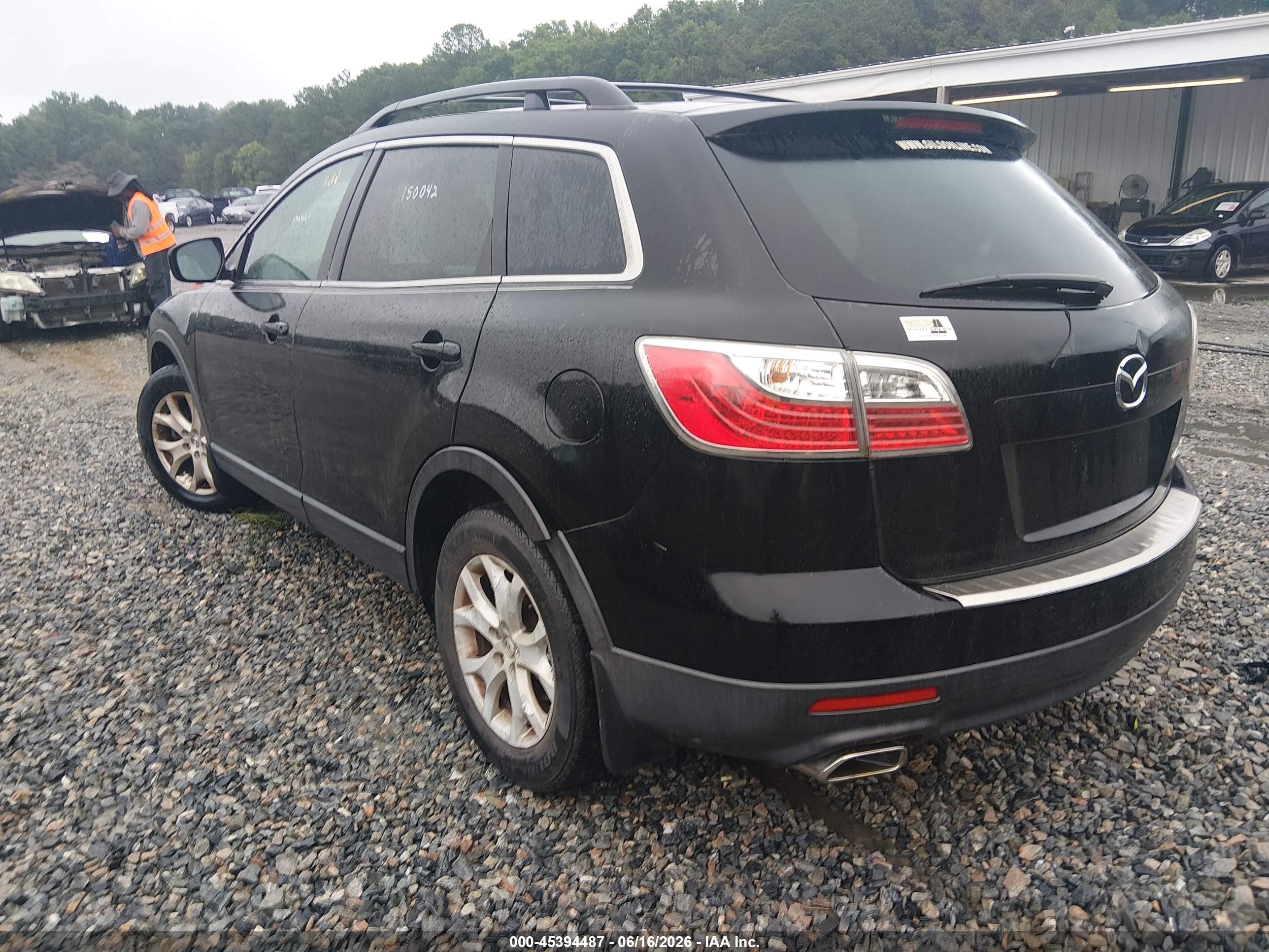 2011 Mazda Cx-9 Touring Черный vin: JM3TB2CA3B0307177