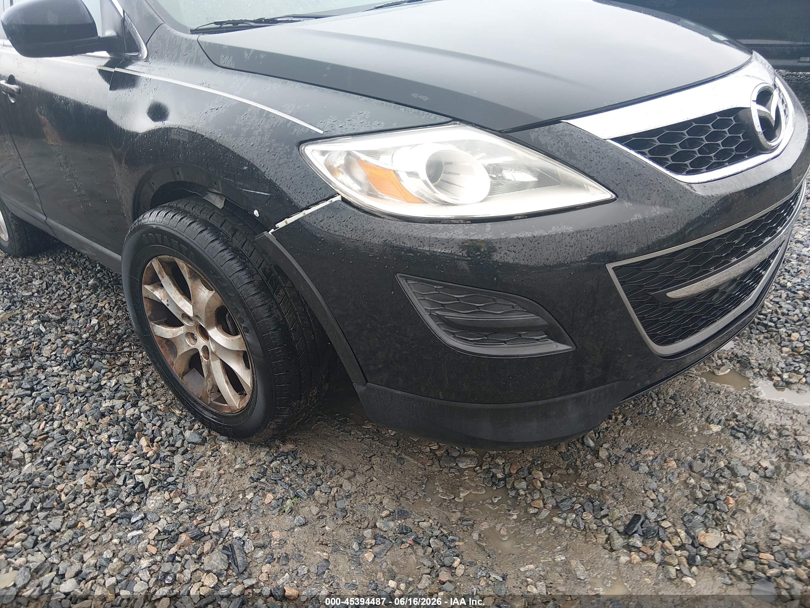 2011 Mazda Cx-9 Touring Черный vin: JM3TB2CA3B0307177