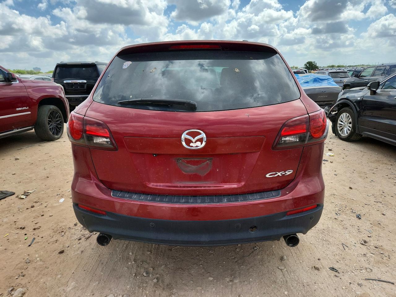 2013 Mazda Cx-9 Maroon vin: JM3TB2CA3D0422963