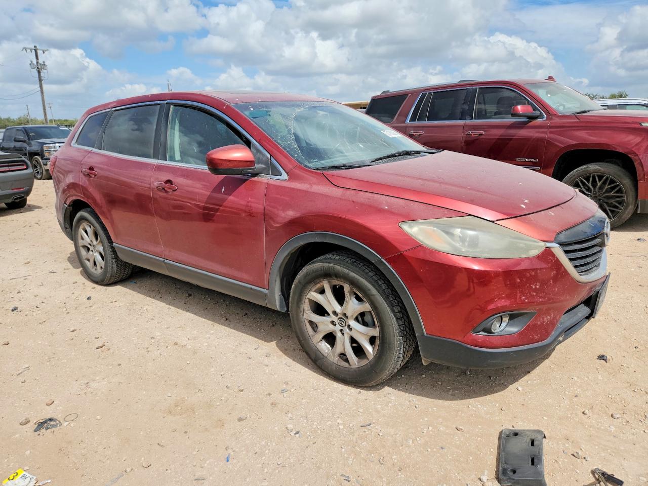 2013 Mazda Cx-9 Maroon vin: JM3TB2CA3D0422963