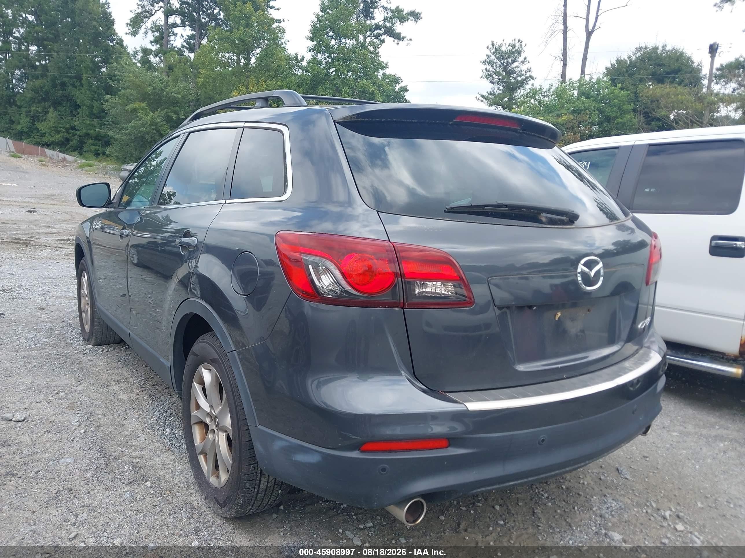 2015 Mazda Cx-9 Touring Gray vin: JM3TB2CA3F0463161