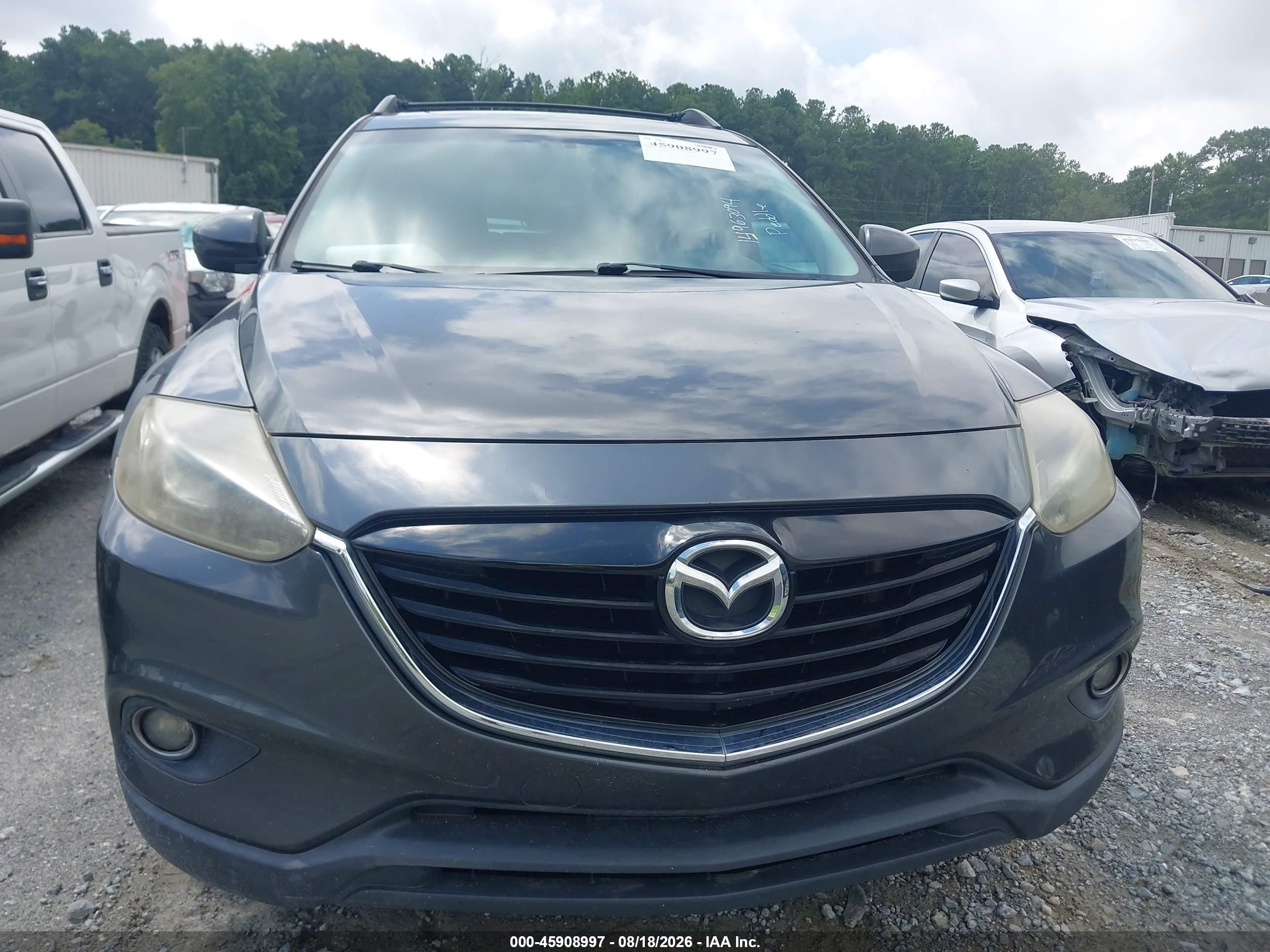 2015 Mazda Cx-9 Touring Gray vin: JM3TB2CA3F0463161