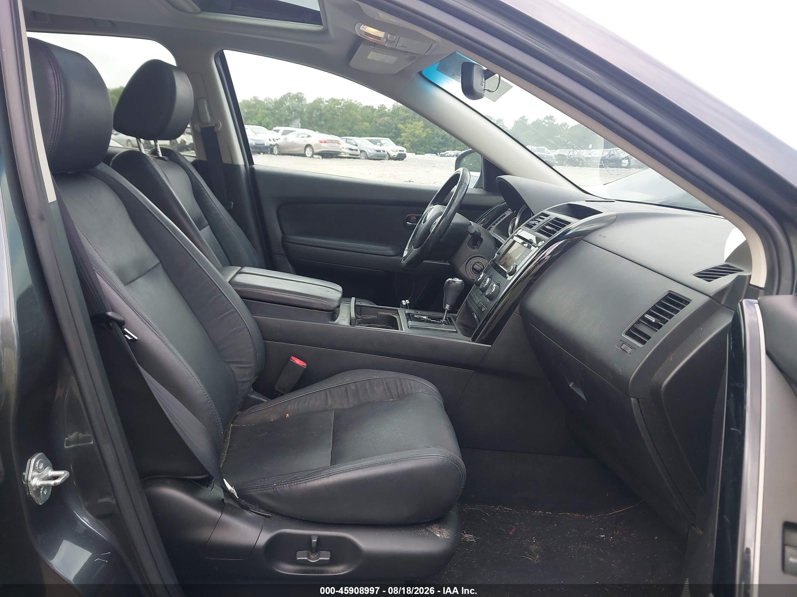 2015 Mazda Cx-9 Touring Gray vin: JM3TB2CA3F0463161