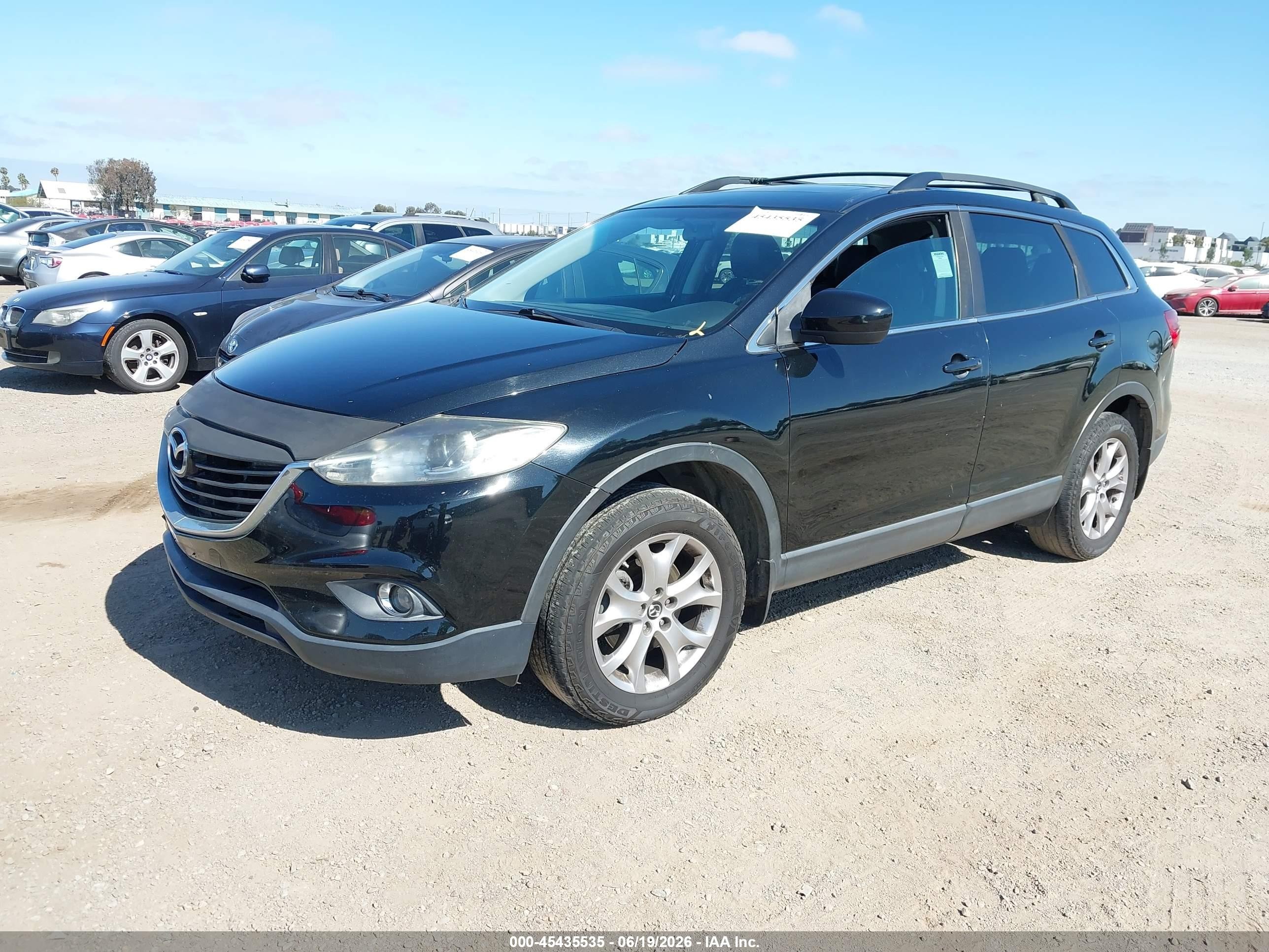 2015 Mazda Cx-9 Touring Черный vin: JM3TB2CA3F0466836