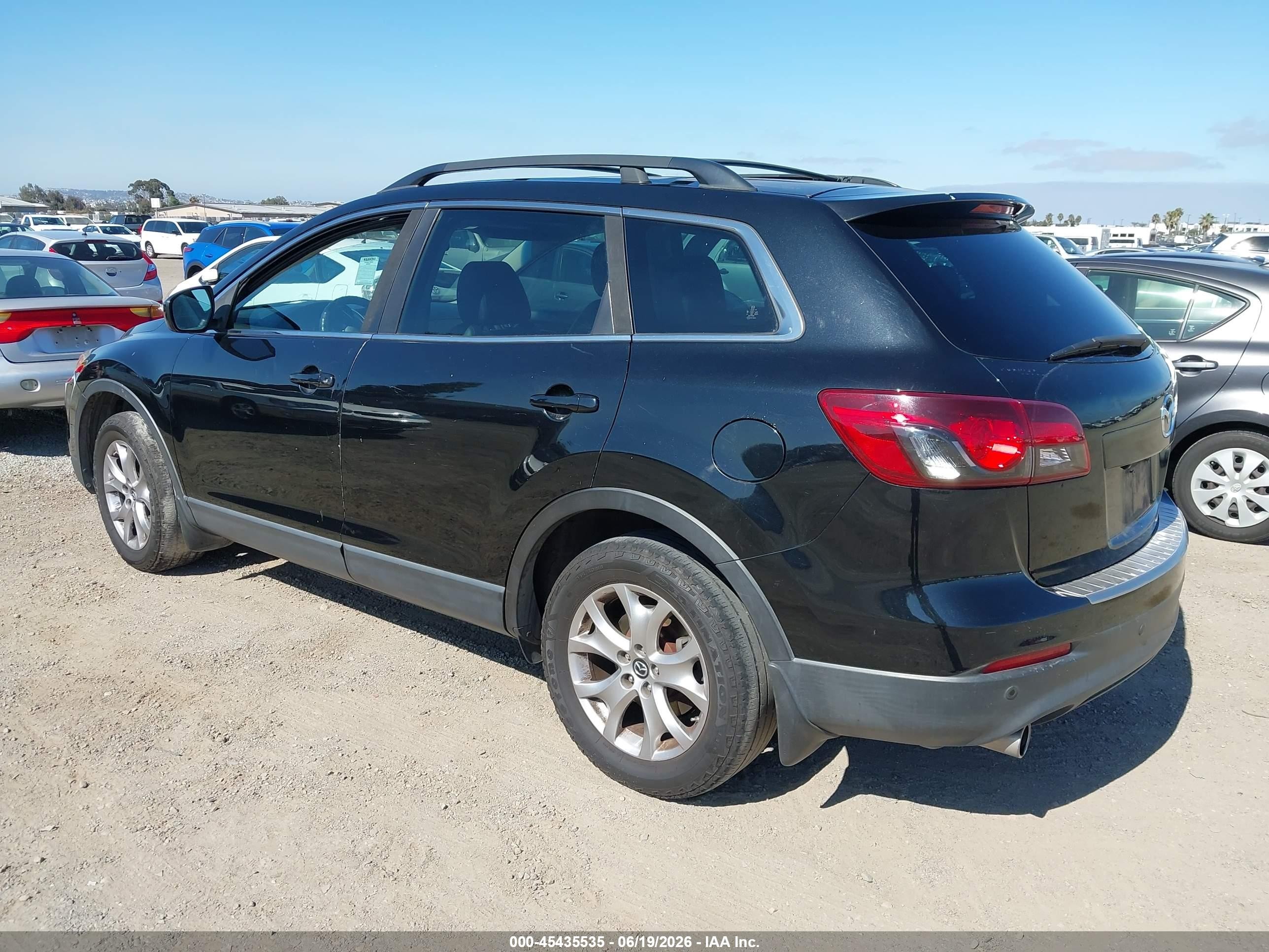 2015 Mazda Cx-9 Touring Черный vin: JM3TB2CA3F0466836