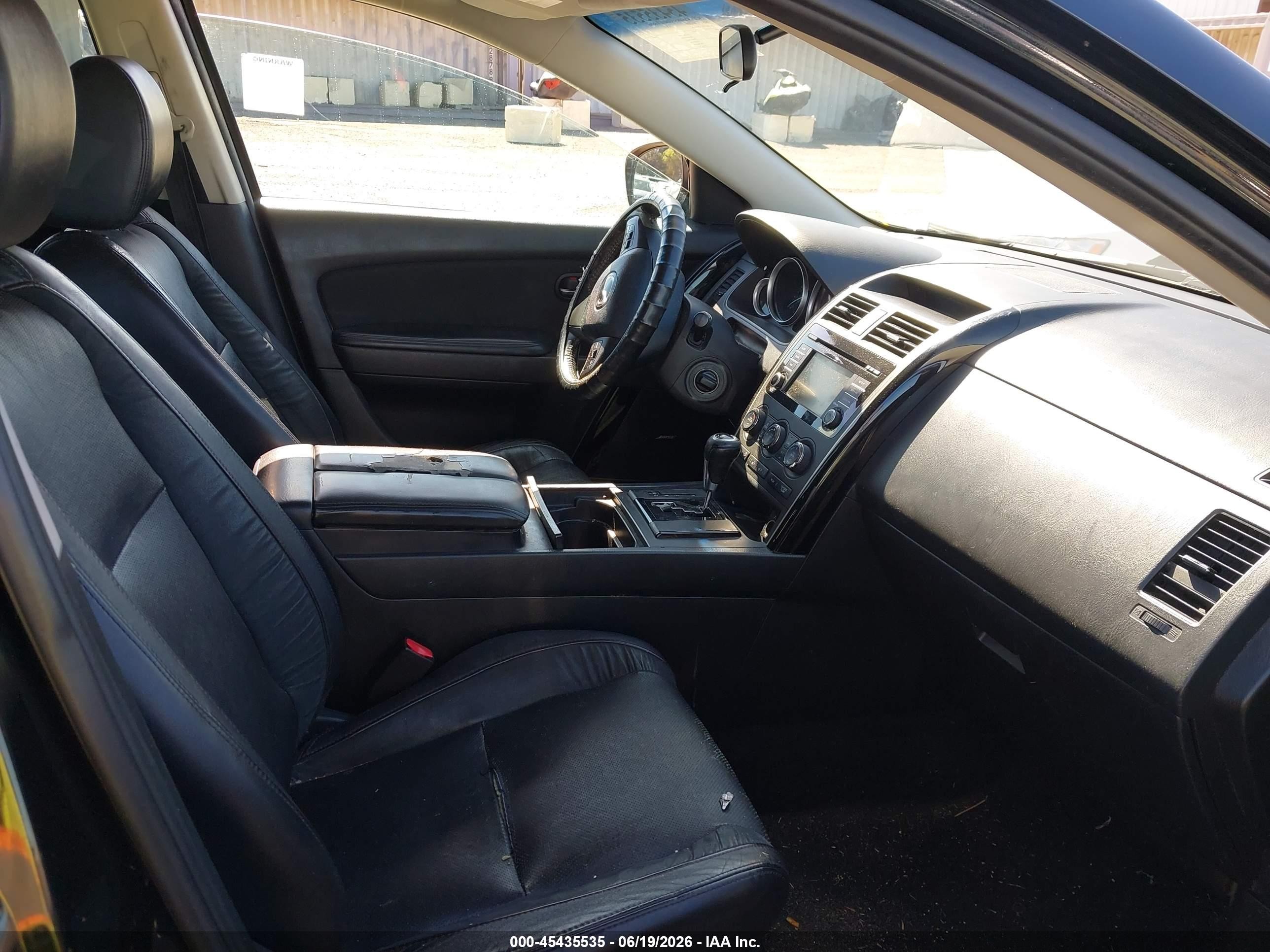 2015 Mazda Cx-9 Touring Черный vin: JM3TB2CA3F0466836
