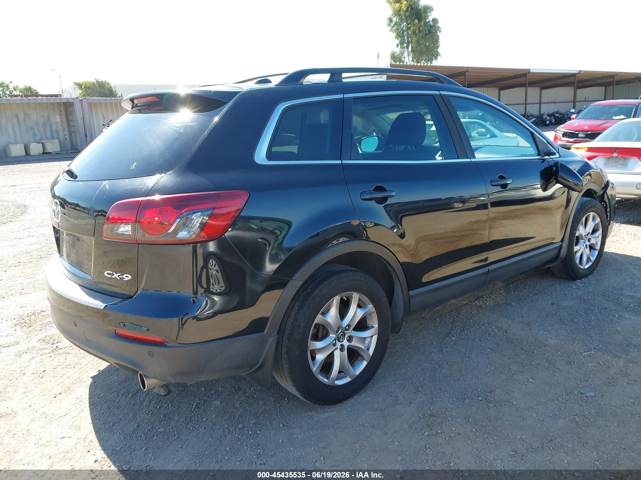 2015 Mazda Cx-9 Touring Черный vin: JM3TB2CA3F0466836