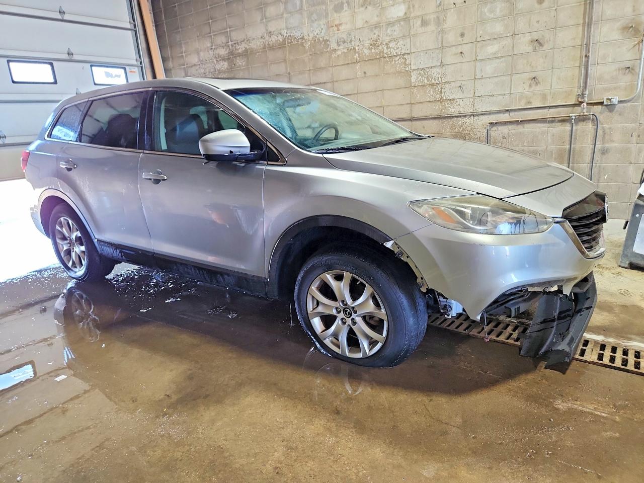 2014 Mazda Cx-9 Touring Silver vin: JM3TB2CA4E0428028
