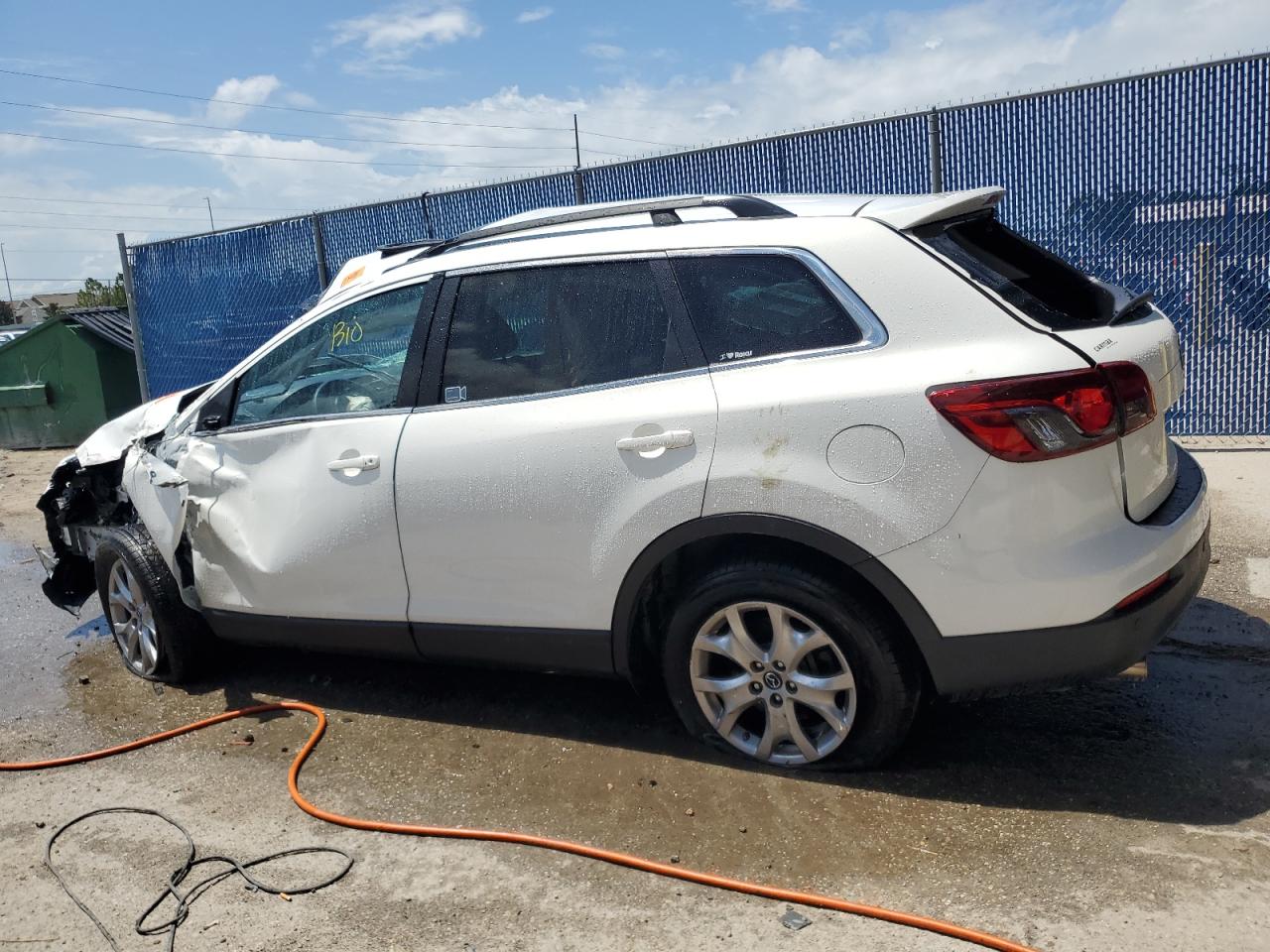 2014 Mazda Cx-9 Touring Белый vin: JM3TB2CA4E0433844