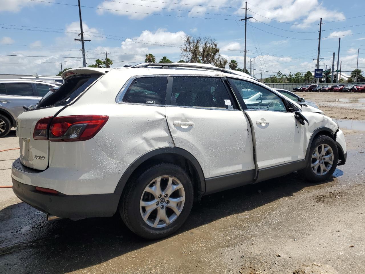 2014 Mazda Cx-9 Touring Белый vin: JM3TB2CA4E0433844