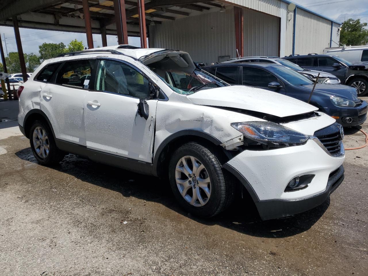 2014 Mazda Cx-9 Touring Белый vin: JM3TB2CA4E0433844