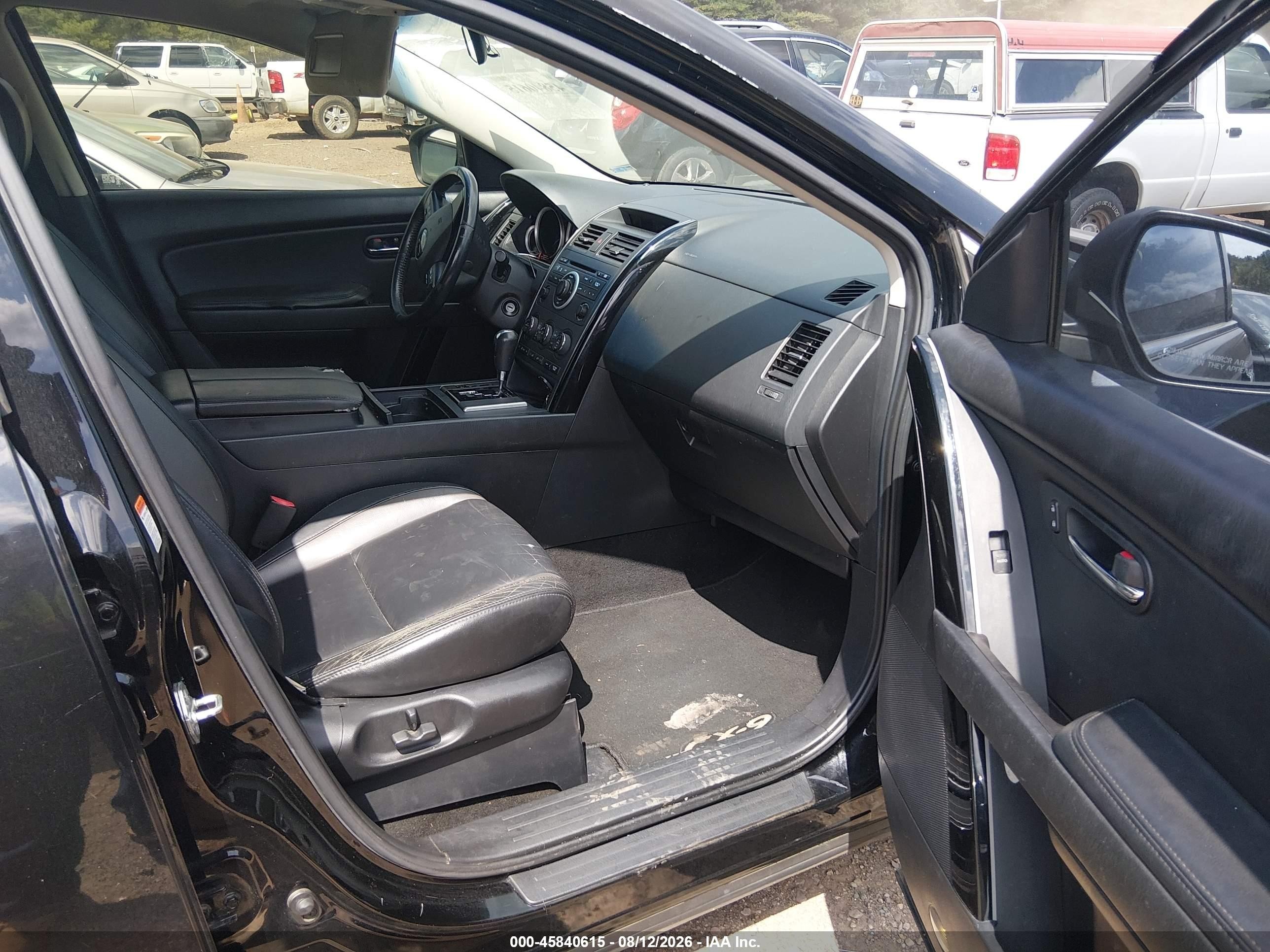 2011 Mazda Cx-9 Touring Black vin: JM3TB2CA5B0304524