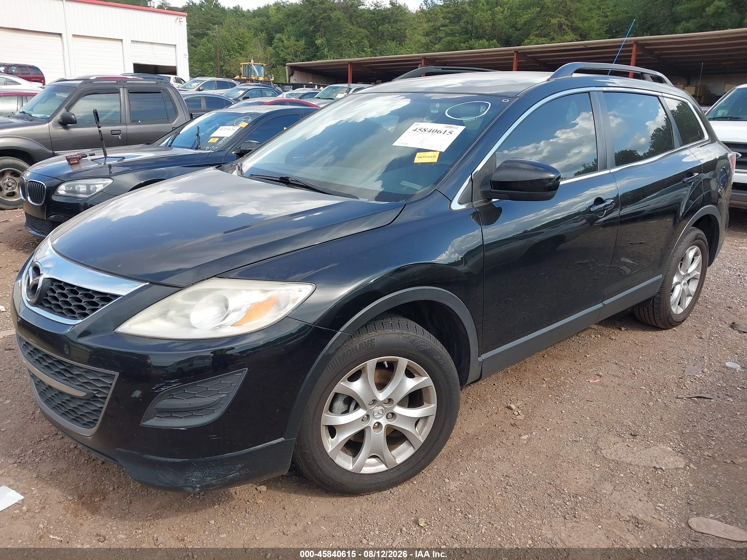 2011 Mazda Cx-9 Touring Black vin: JM3TB2CA5B0304524