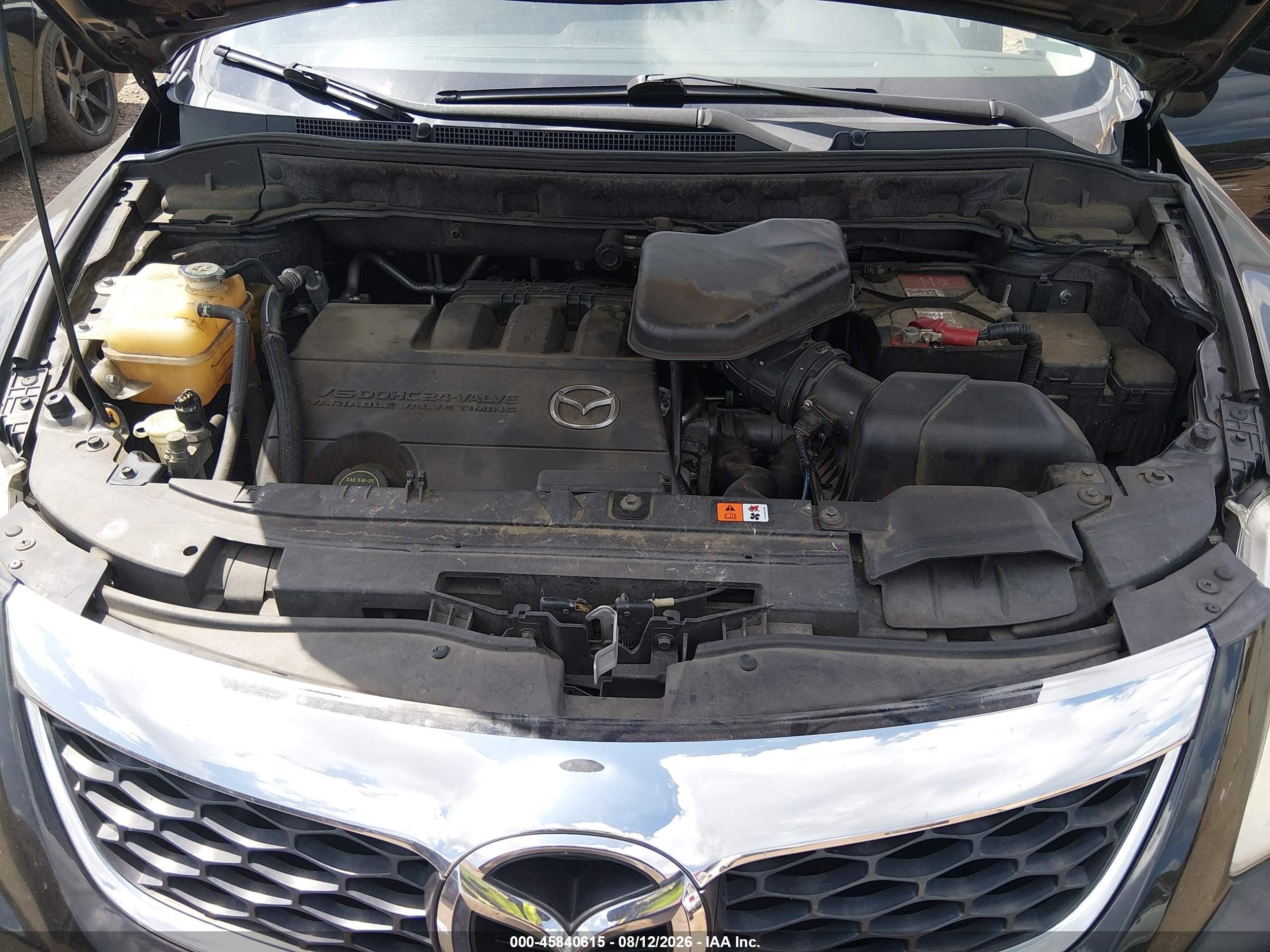 2011 Mazda Cx-9 Touring Black vin: JM3TB2CA5B0304524