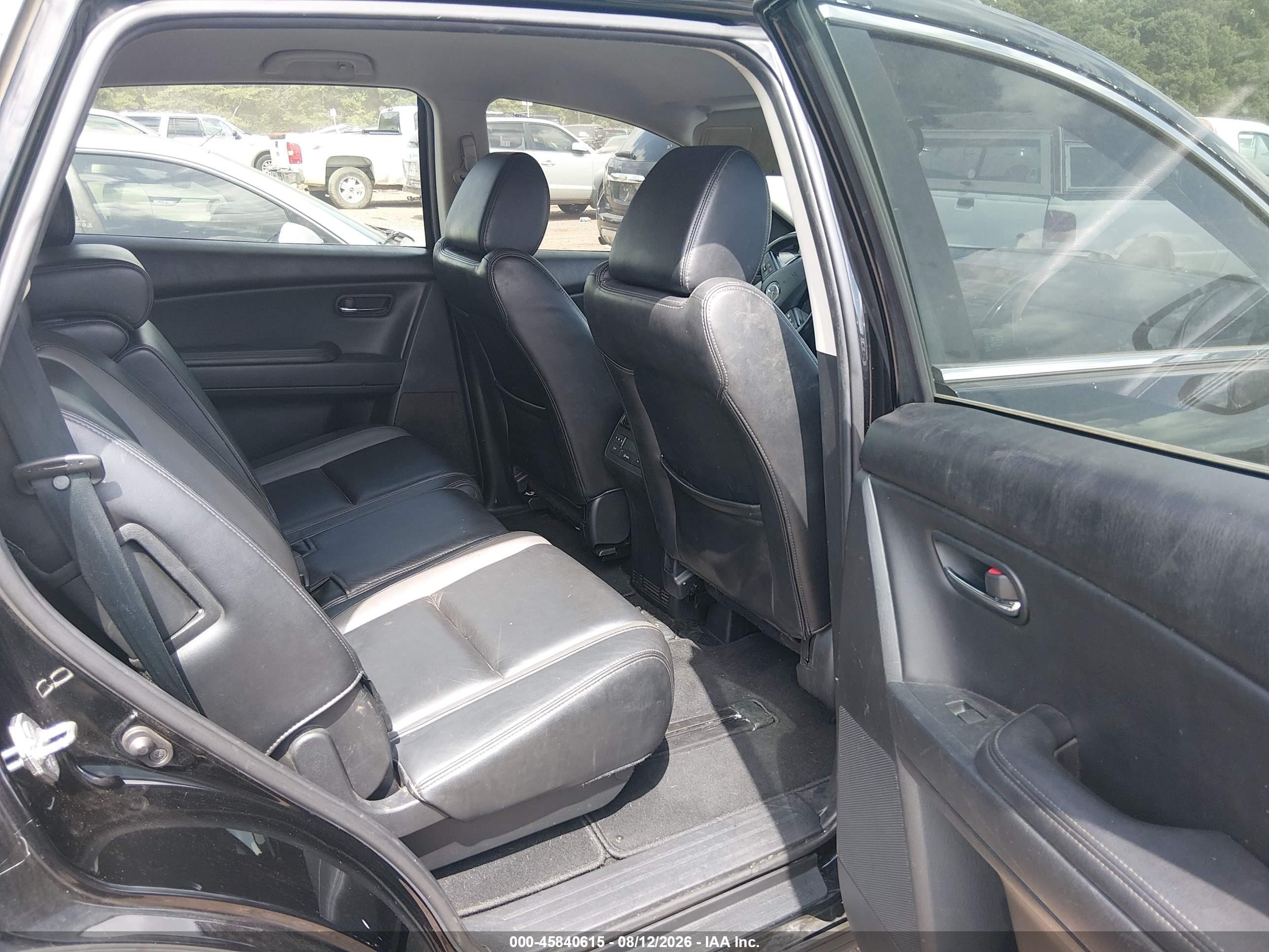 2011 Mazda Cx-9 Touring Black vin: JM3TB2CA5B0304524