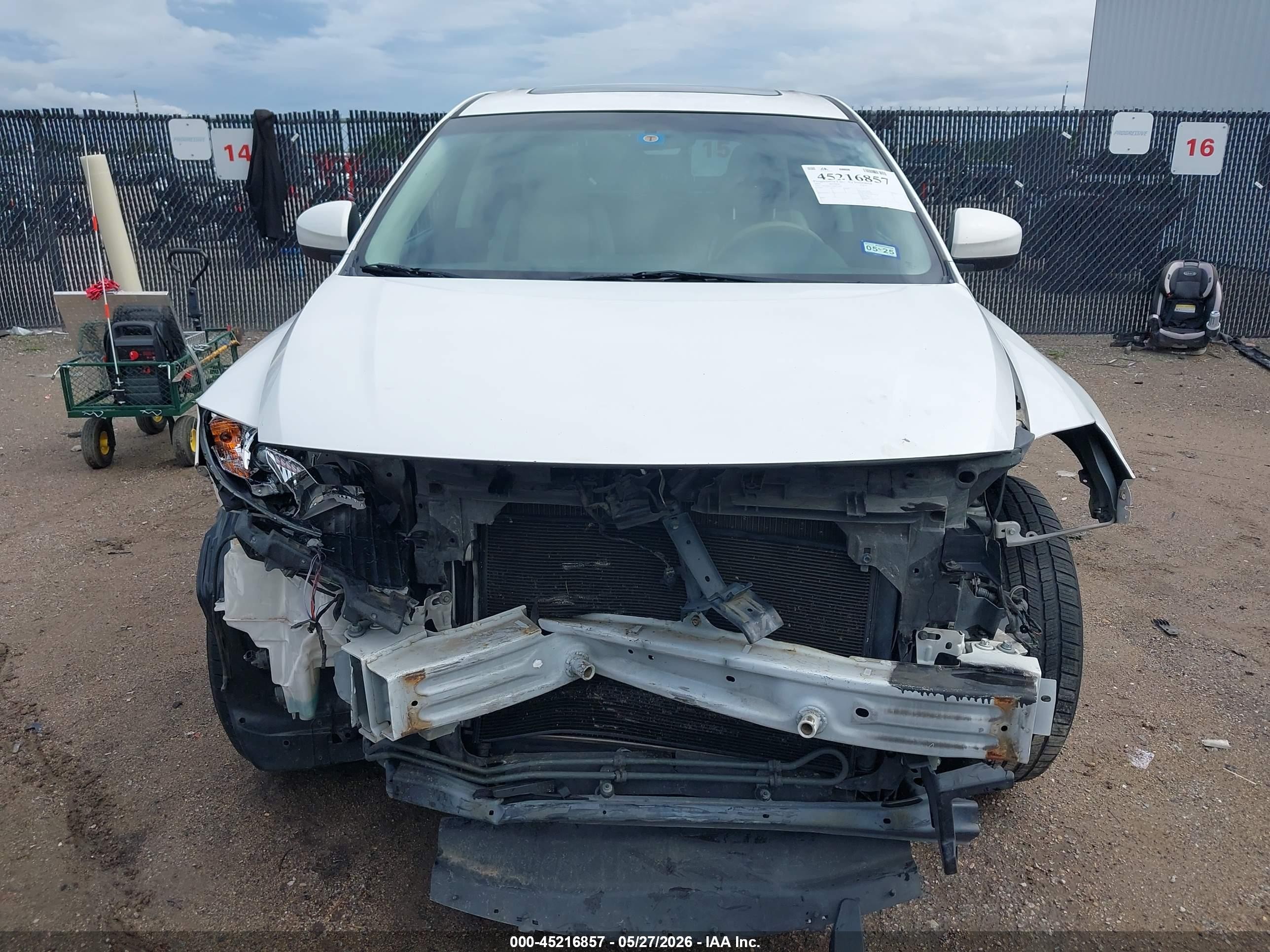 2011 Mazda Cx-9 Touring White vin: JM3TB2CA5B0315863