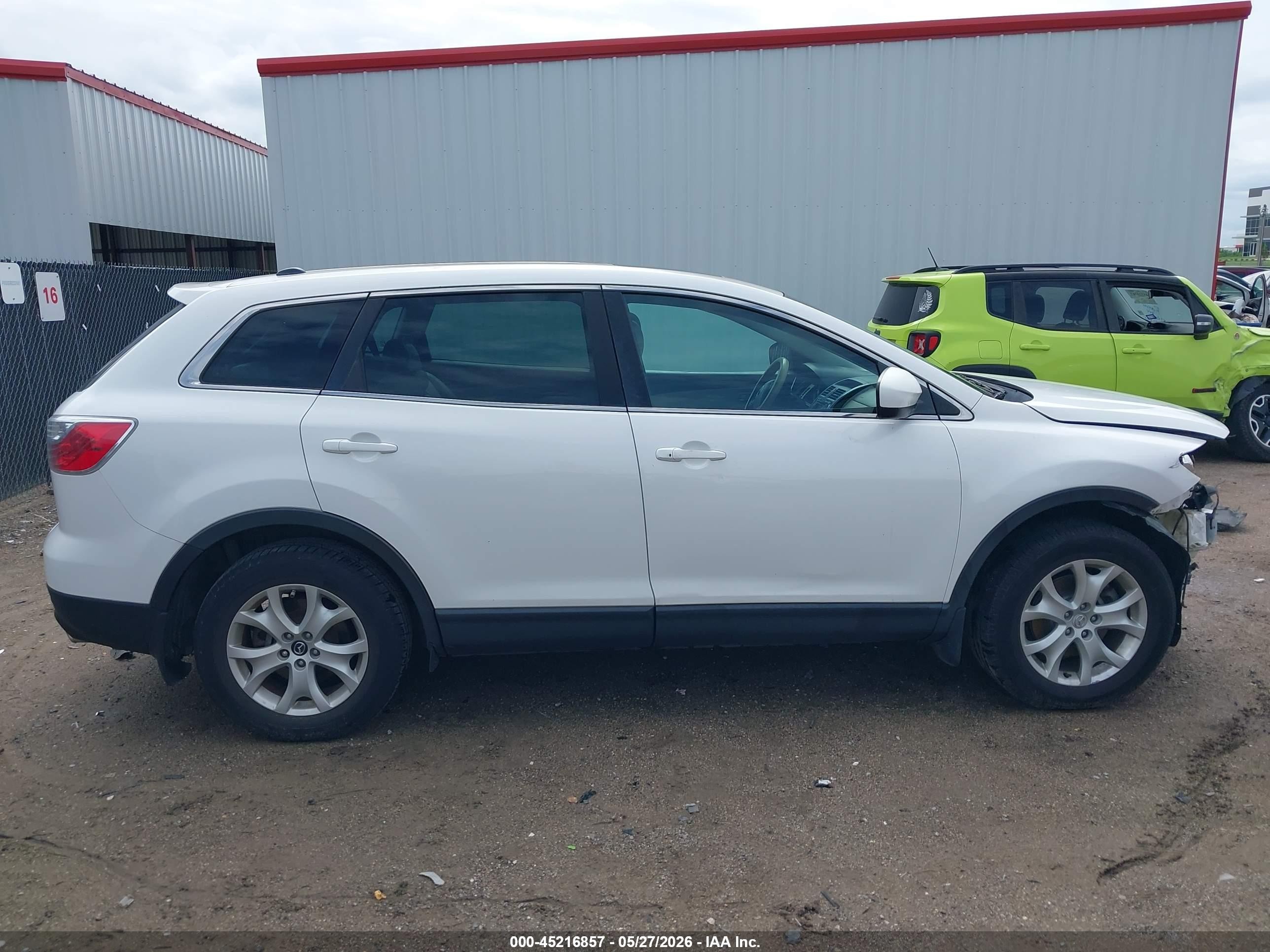 2011 Mazda Cx-9 Touring White vin: JM3TB2CA5B0315863