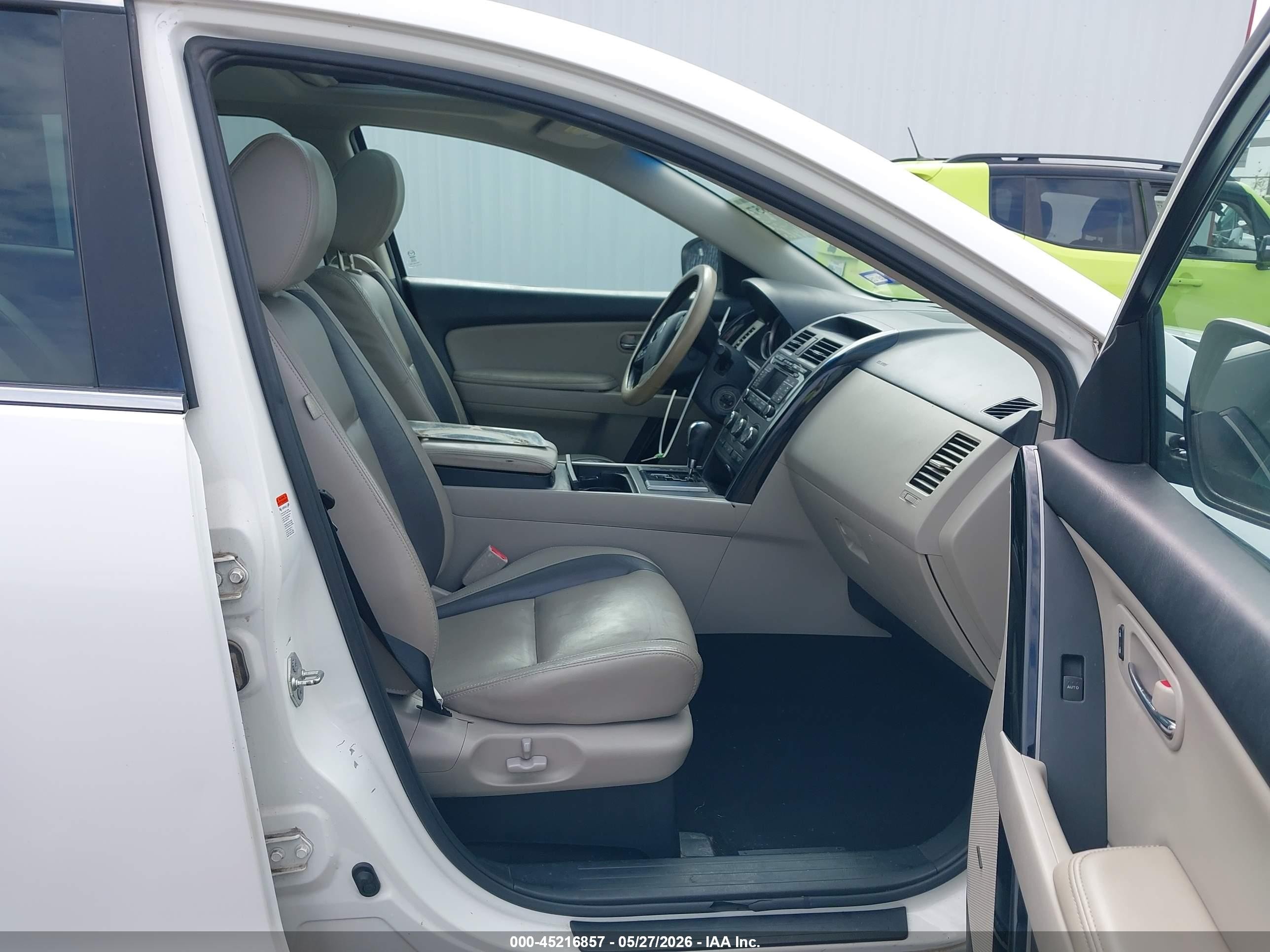 2011 Mazda Cx-9 Touring White vin: JM3TB2CA5B0315863