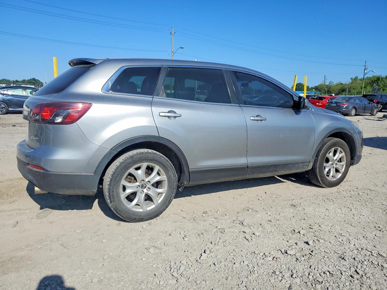 2013 Mazda Cx-9 Touring Silver vin: JM3TB2CA5D0410216