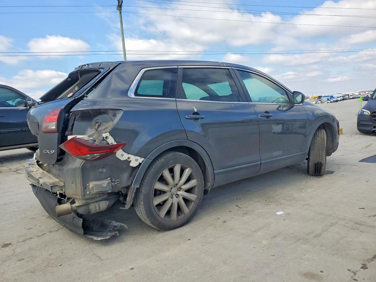 2013 Mazda Cx-9 Touring Gray vin: JM3TB2CA5D0421653